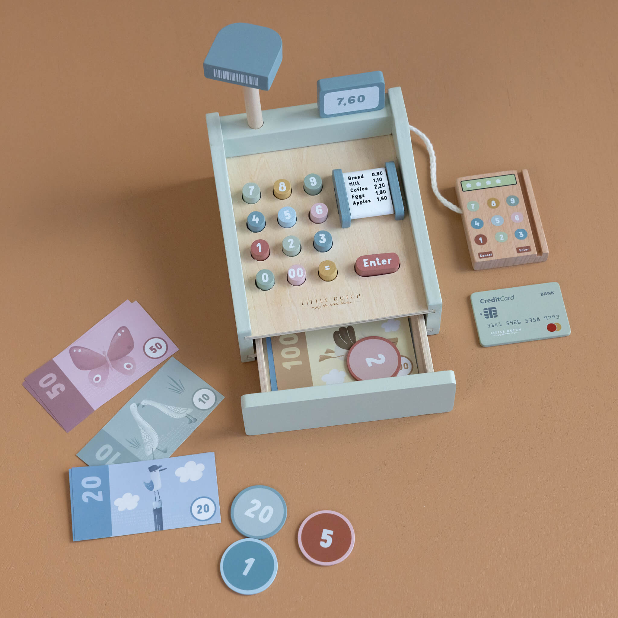 Little Dutch Wooden Cash Register