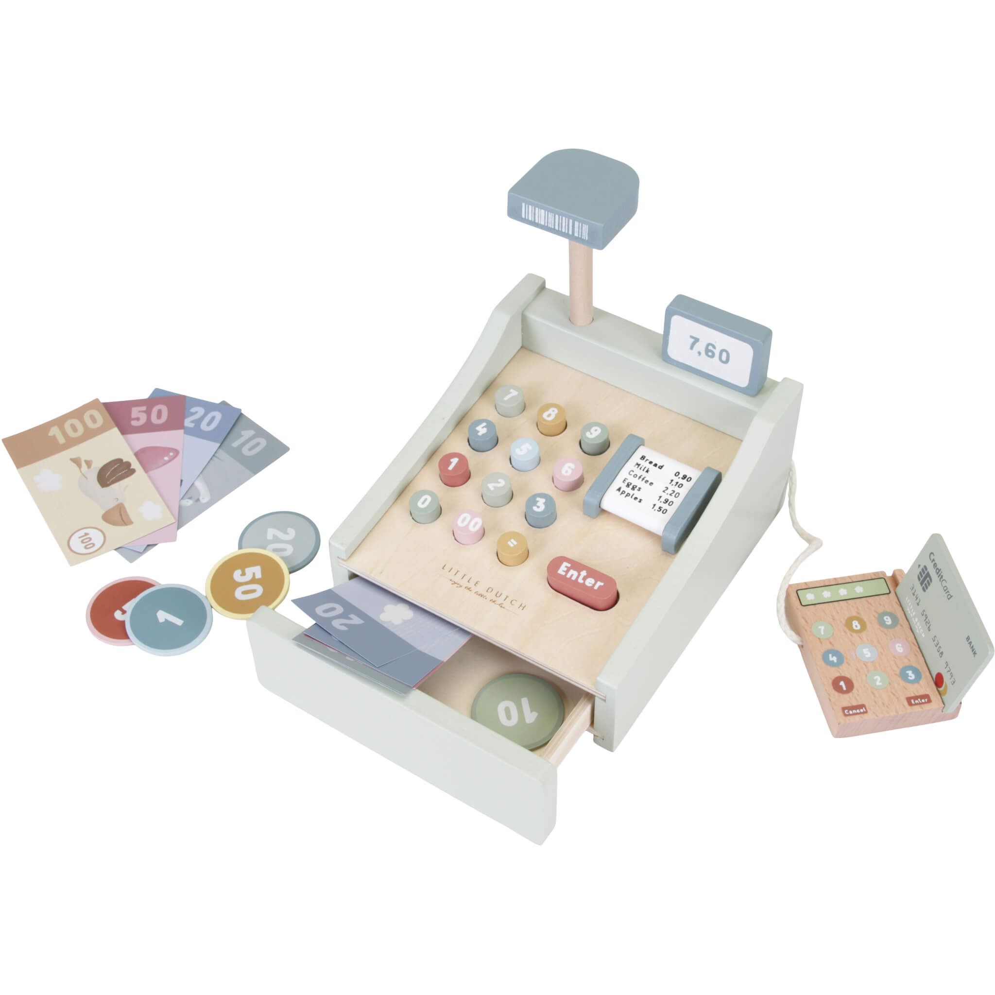 Little Dutch Wooden Cash Register