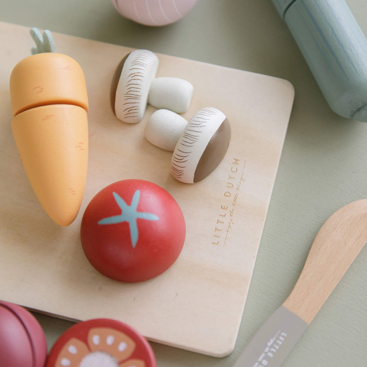 Little Dutch Wooden Cutting Veg Set