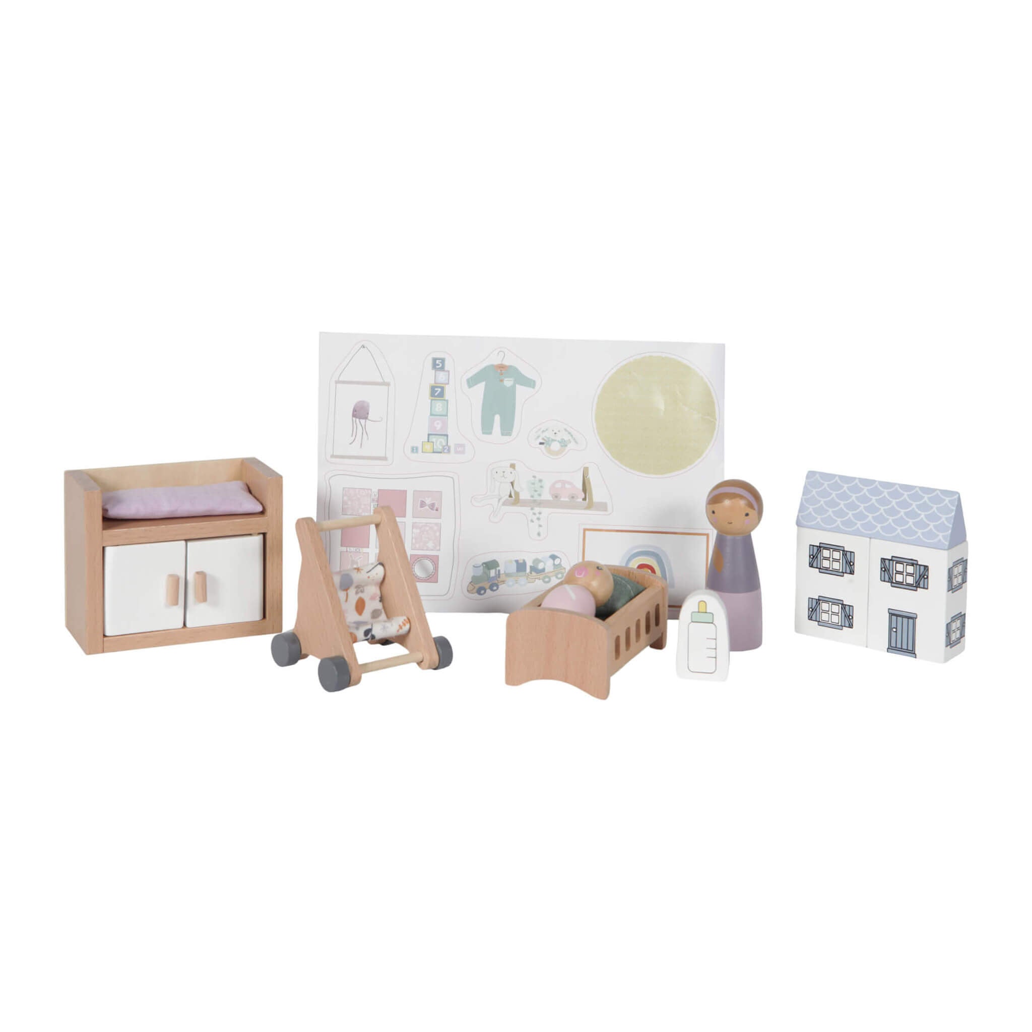 Little Dutch Dolls House Nursery Set
