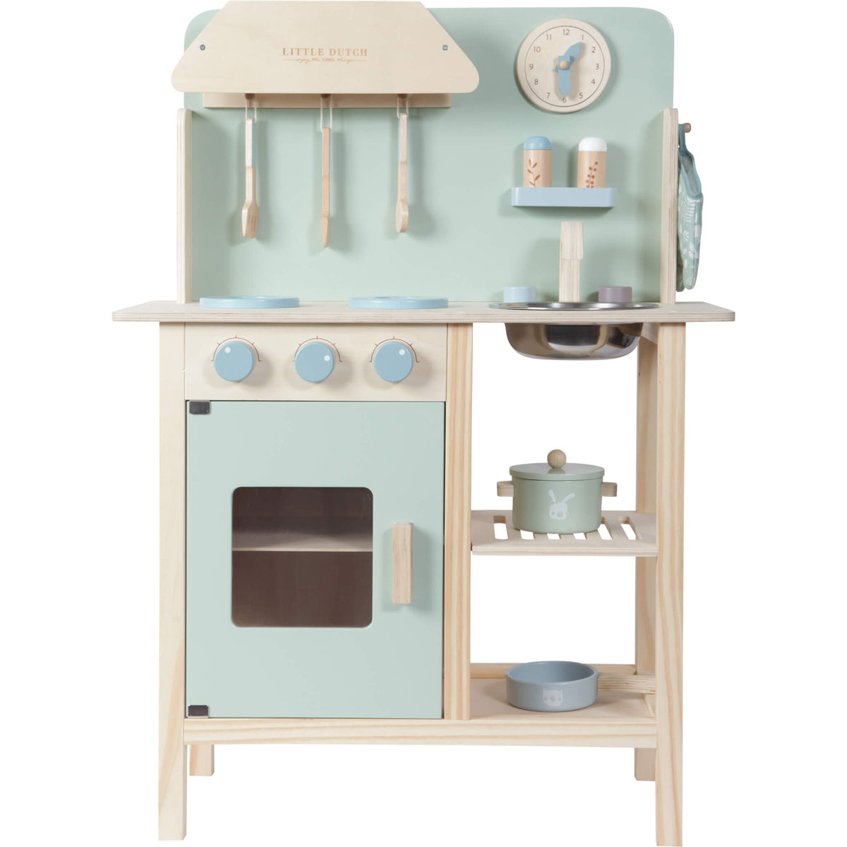 Little Dutch Mint Wooden Toy Play Kitchen