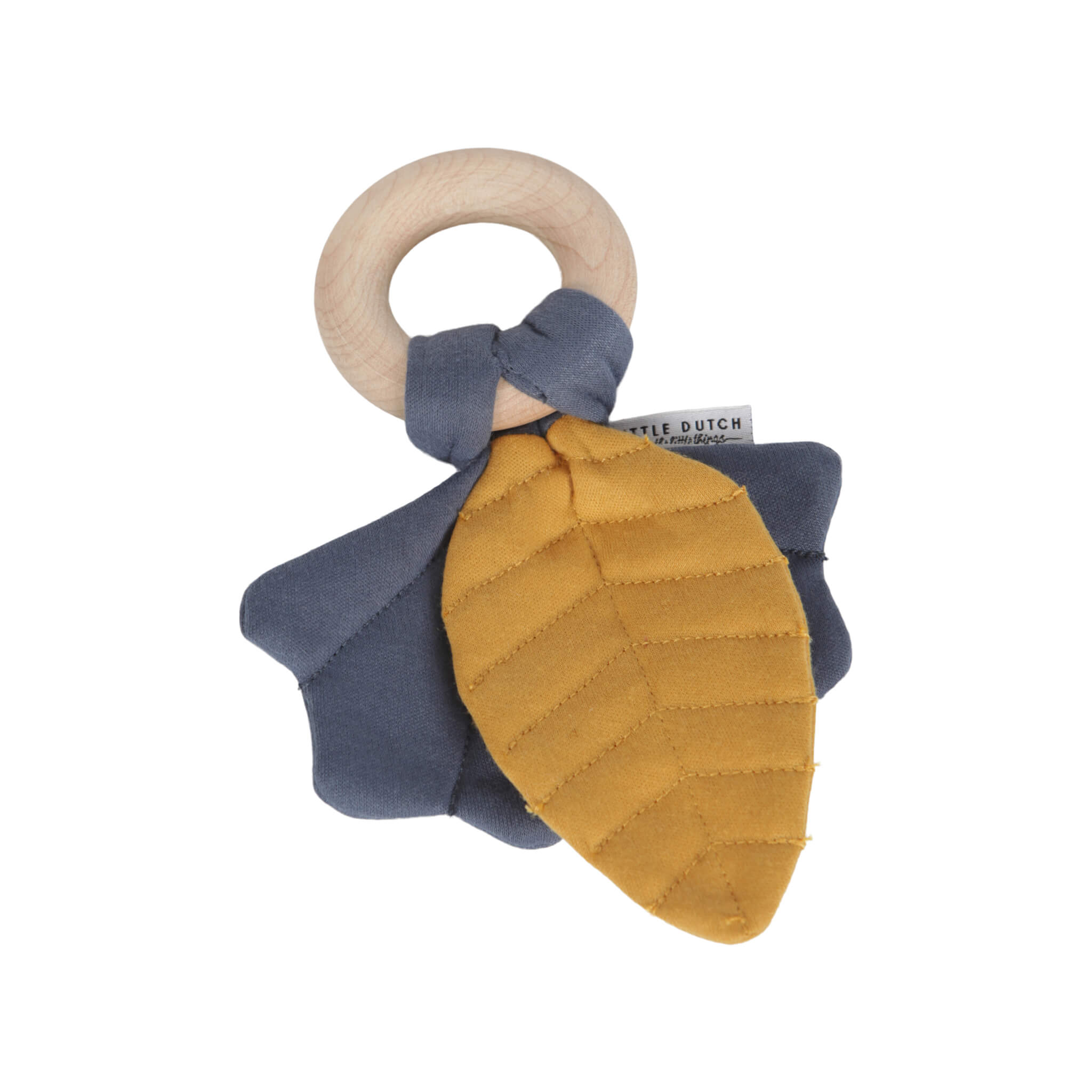 Little Dutch Crinkle Leaves Toy in Pure & Nature Blue