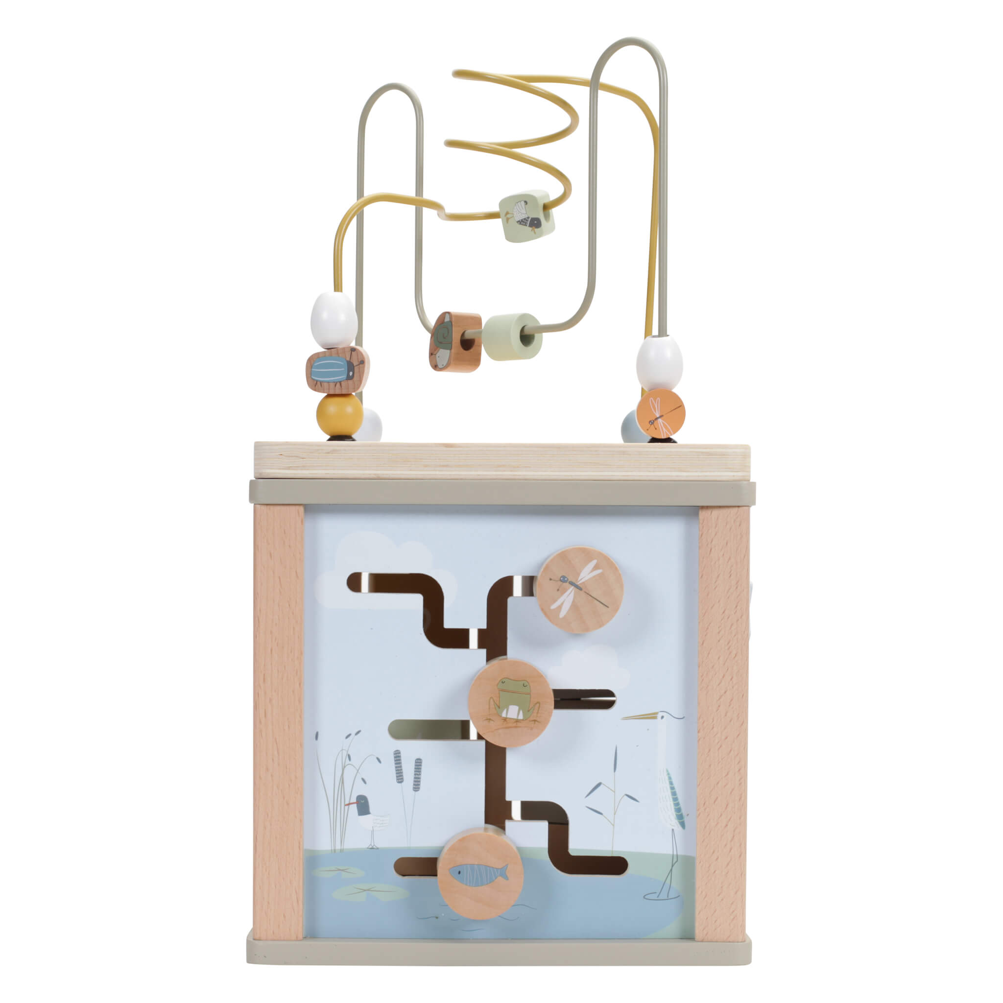 Little Dutch Wooden Activity Cube Toy in Little Goose Design