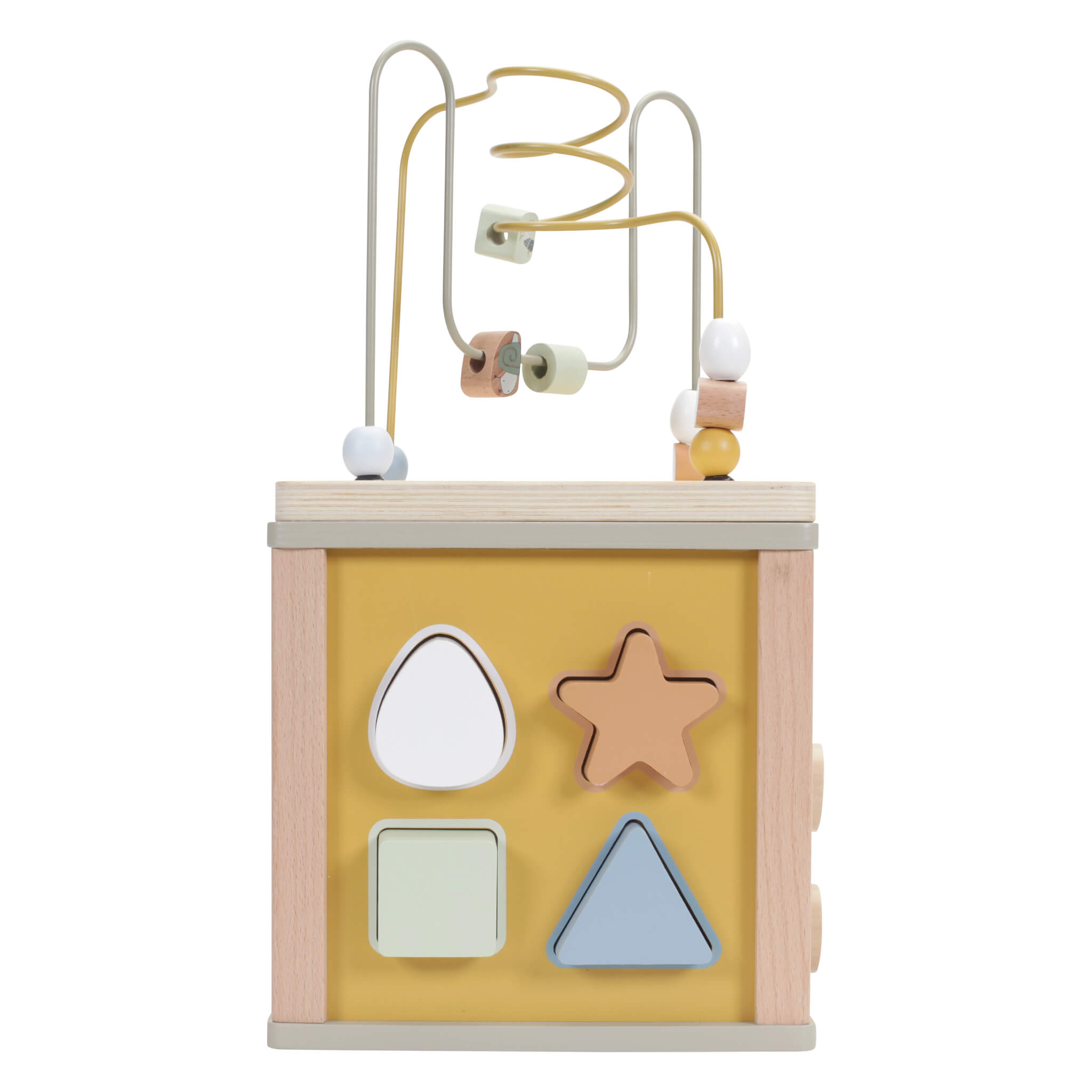 Little Dutch Wooden Activity Cube Toy in Little Goose Design