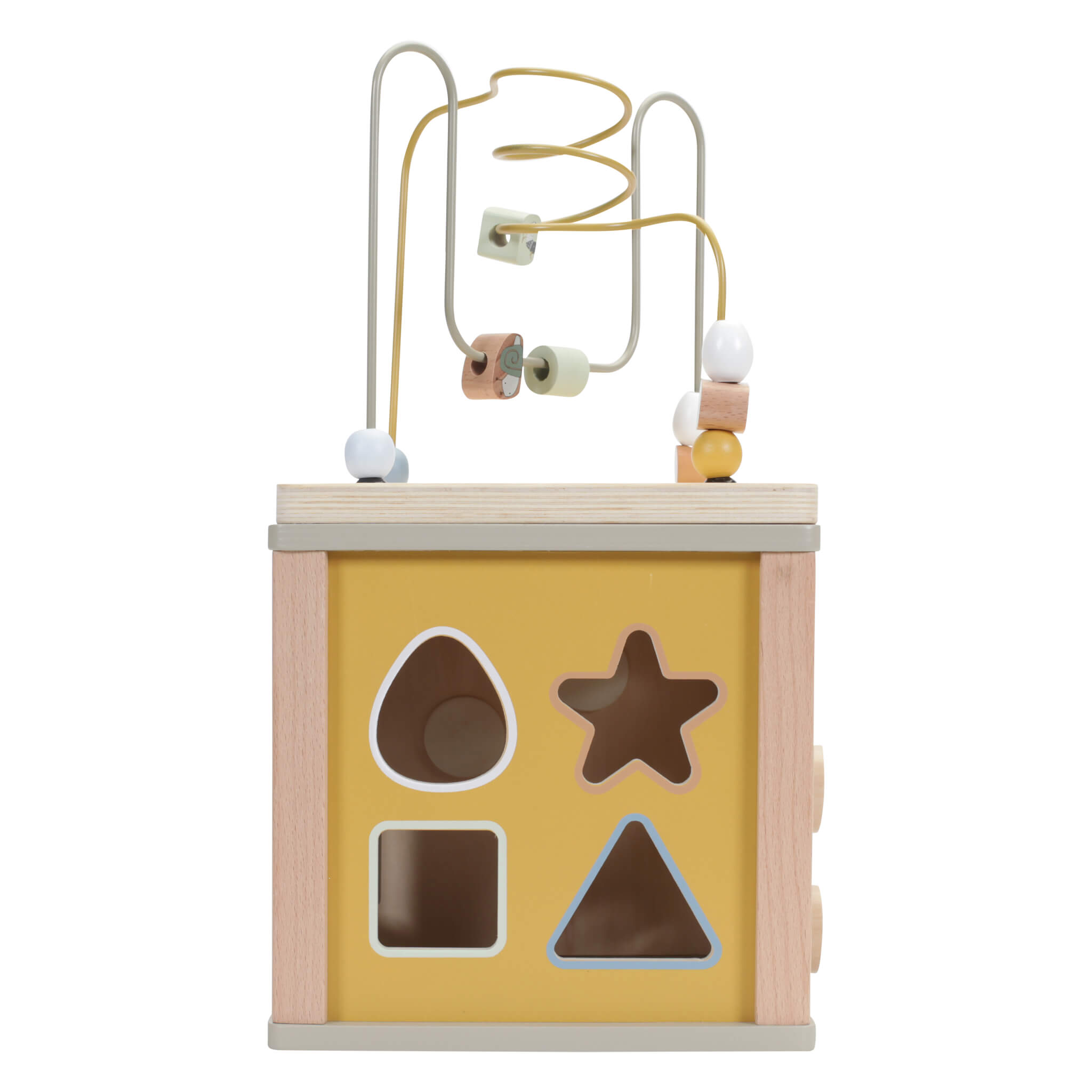 Little Dutch Wooden Activity Cube Toy in Little Goose Design