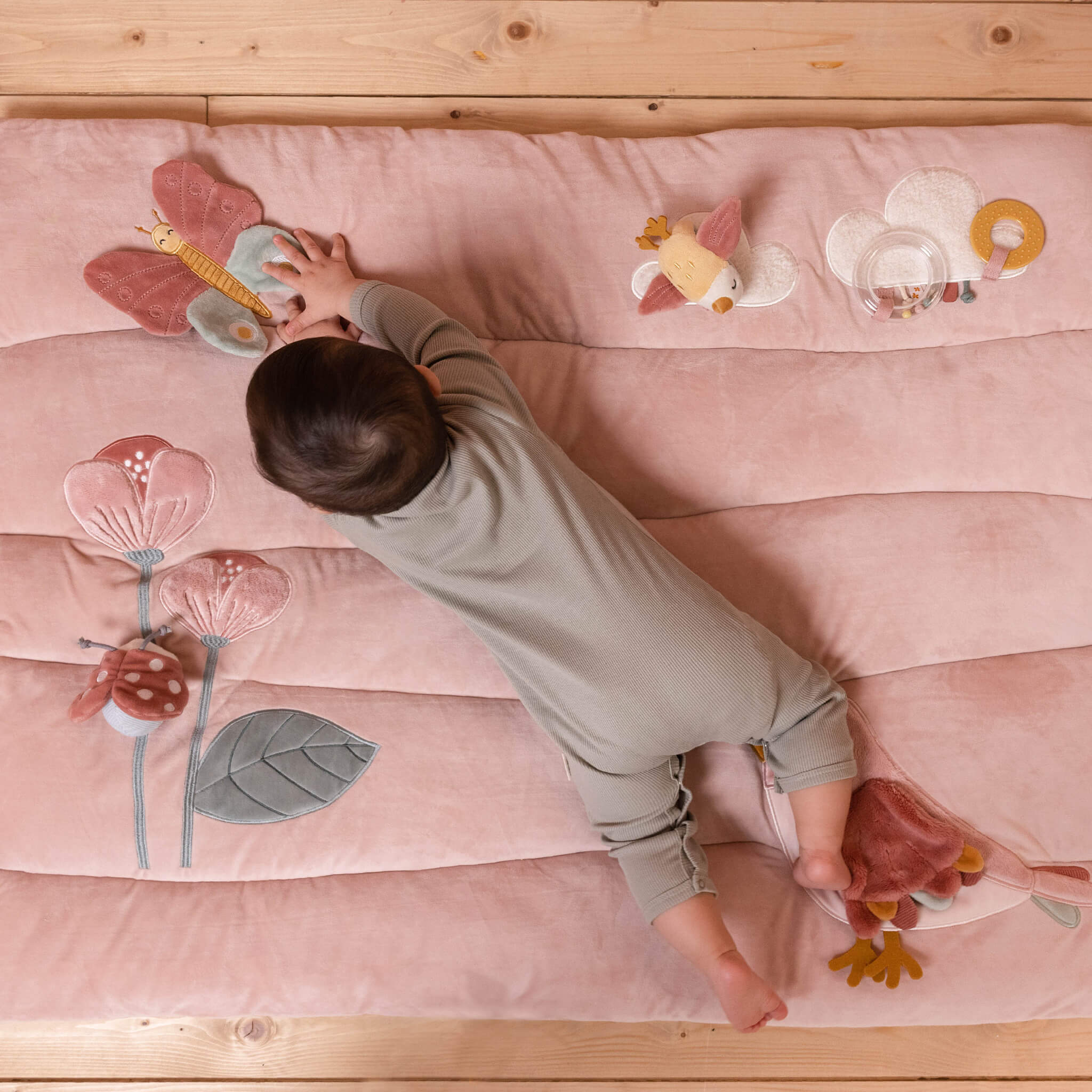 Little Dutch Activity Play Mat in Flowers & Butterflies Design