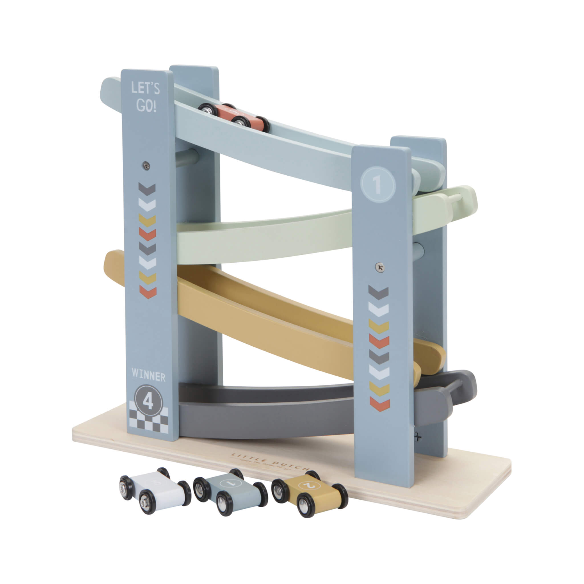 Little Dutch Ramp Race Toy in Cars Design Blue