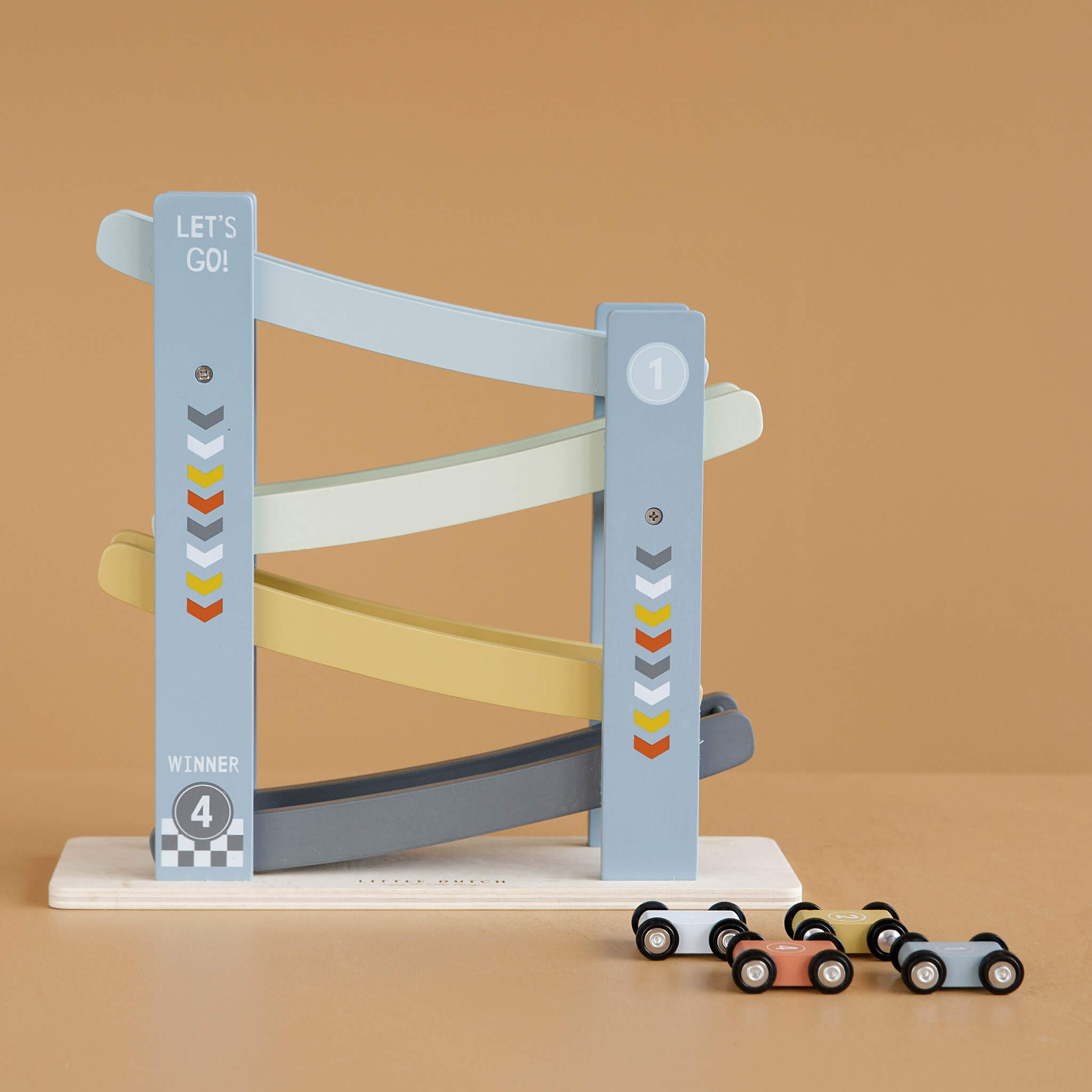 Little Dutch Ramp Race Toy in Cars Design Blue