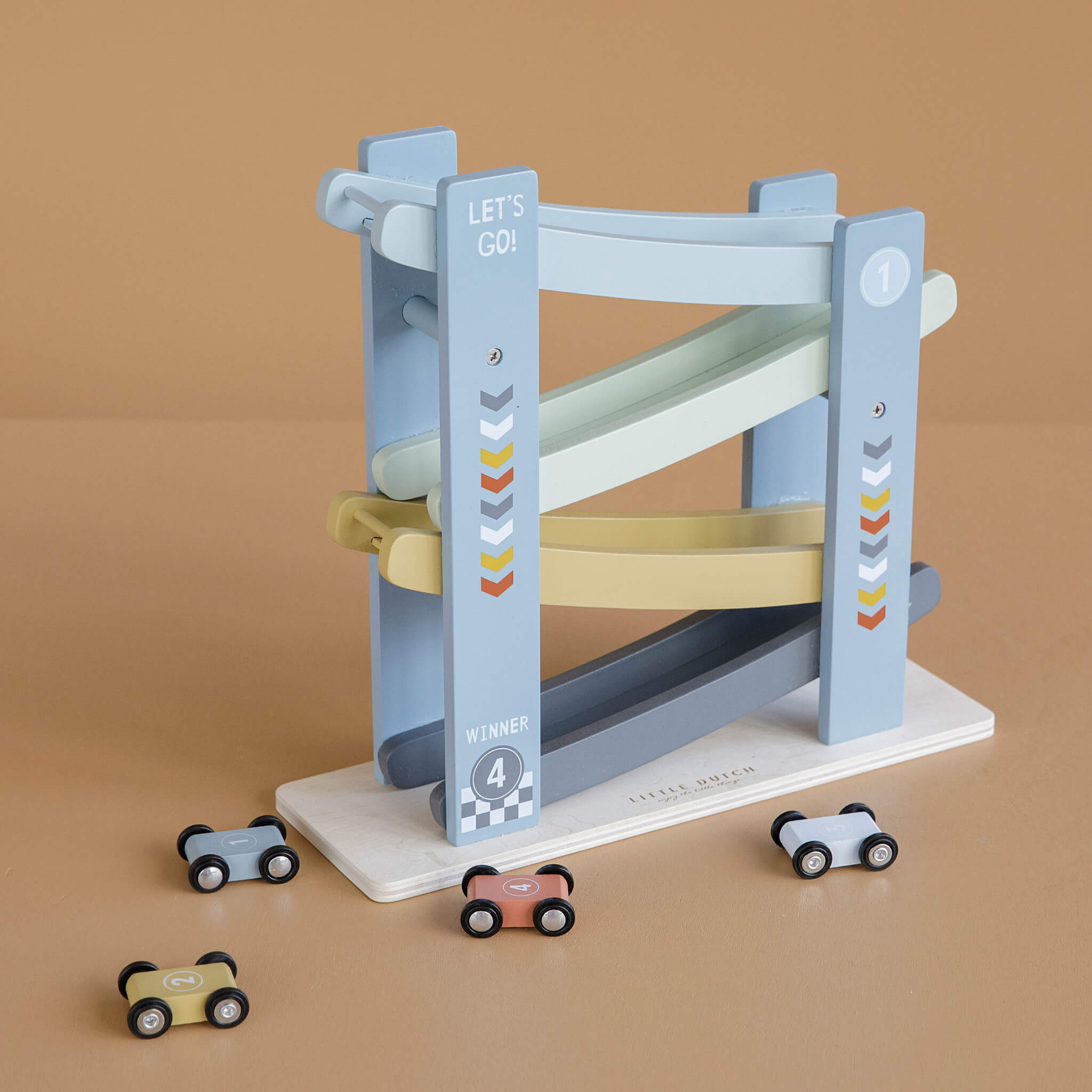 Little Dutch Ramp Race Toy in Cars Design Blue
