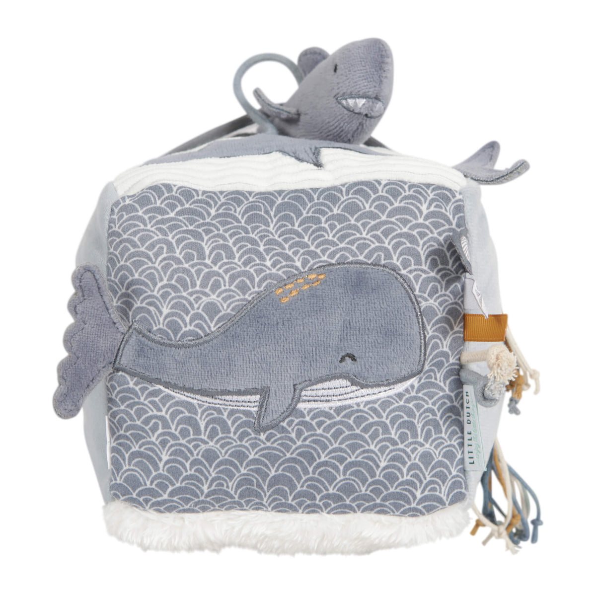 Little Dutch Soft Activity Cube in Blue