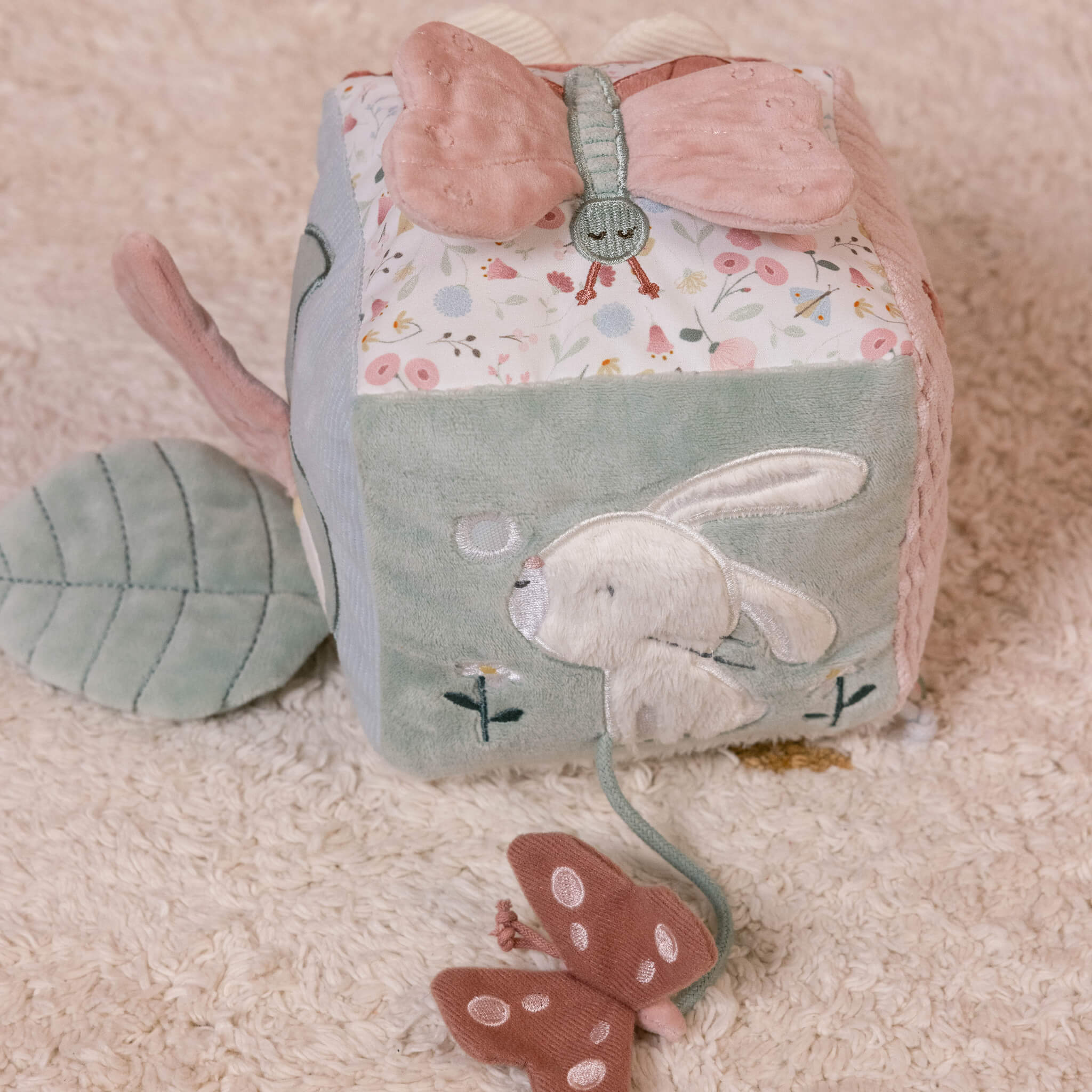 Little Dutch Soft Activity Cube in Flowers & Butterflies