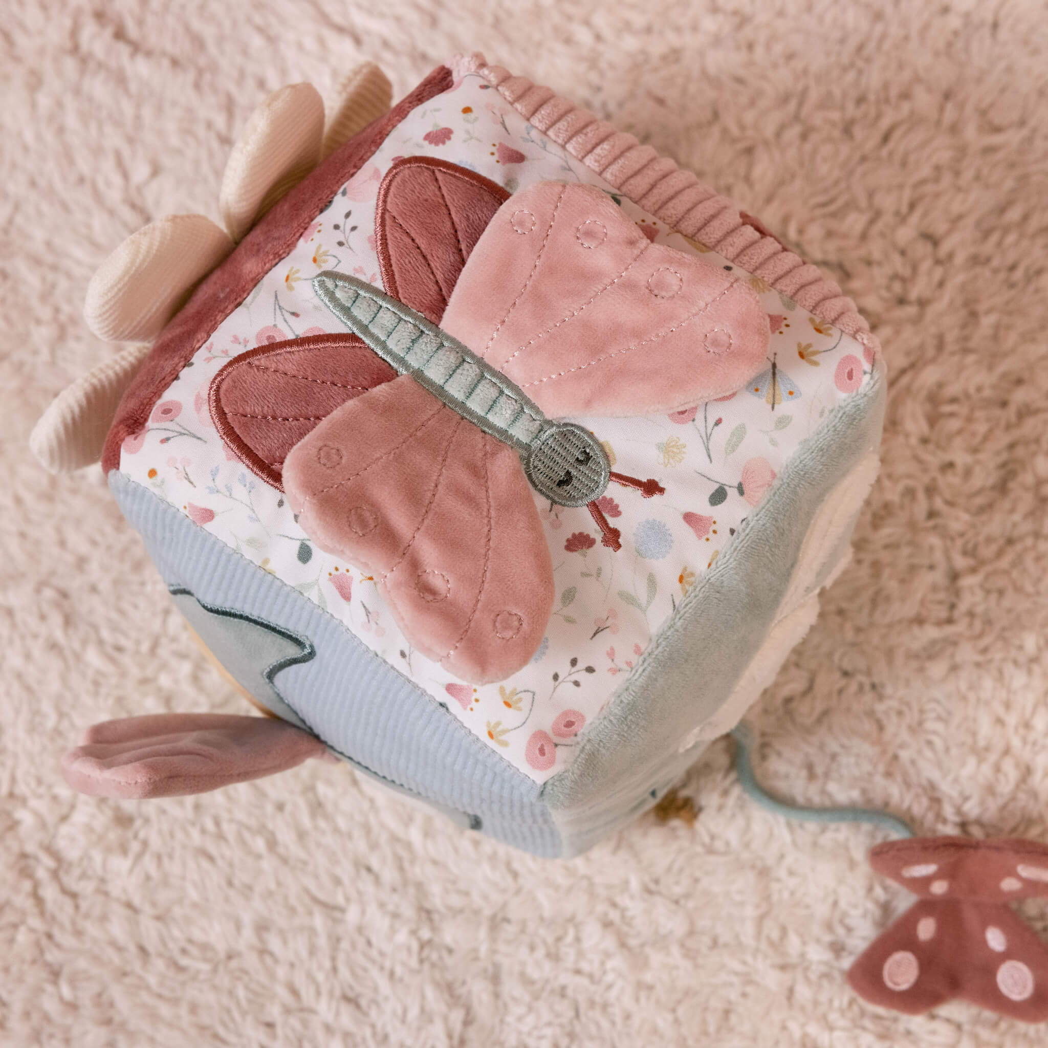 Little Dutch Soft Activity Cube in Flowers & Butterflies