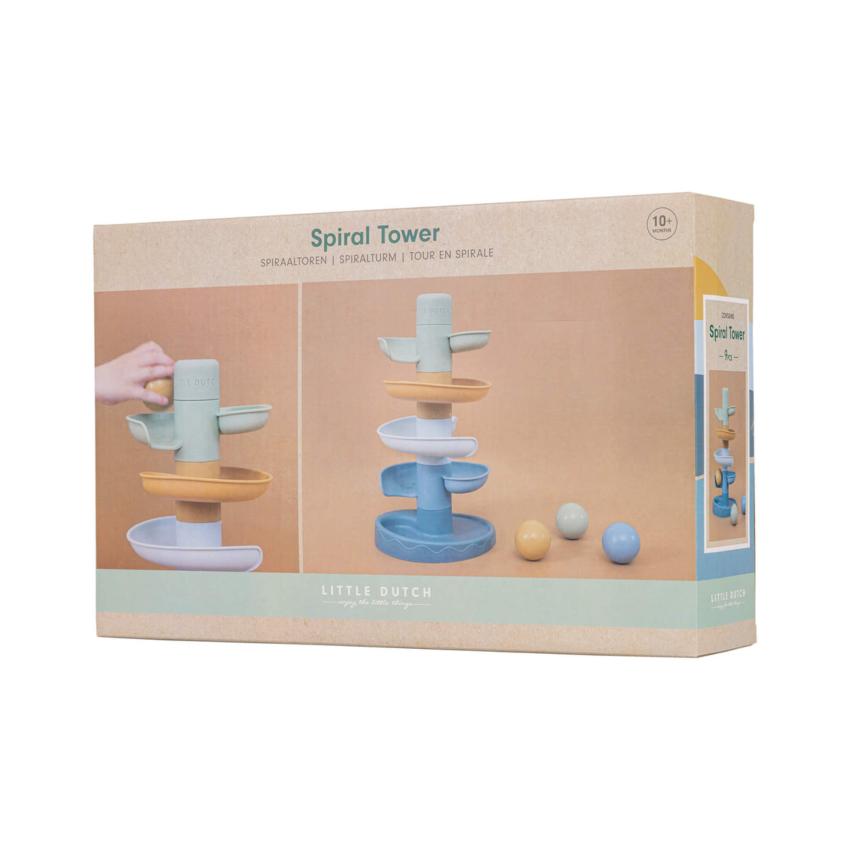 Little Dutch Spiral Ball Tower - Blue