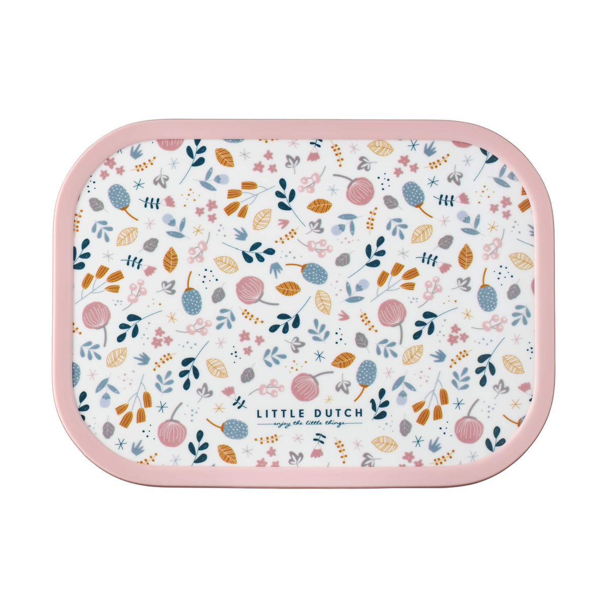 Little Dutch Lunchbox with Fork in Spring Flowers Design