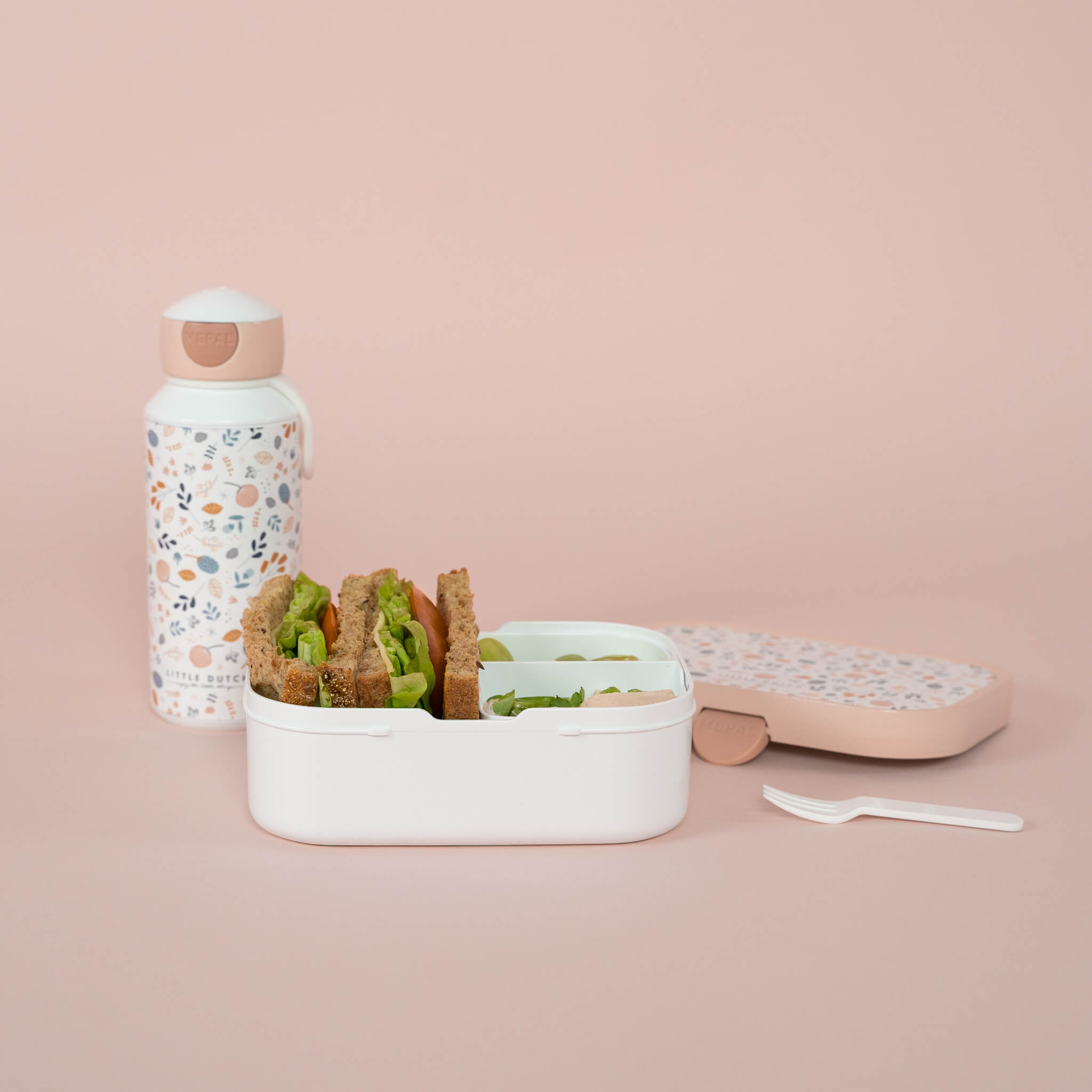 Little Dutch Children's Water Bottle - Spring Flowers Design