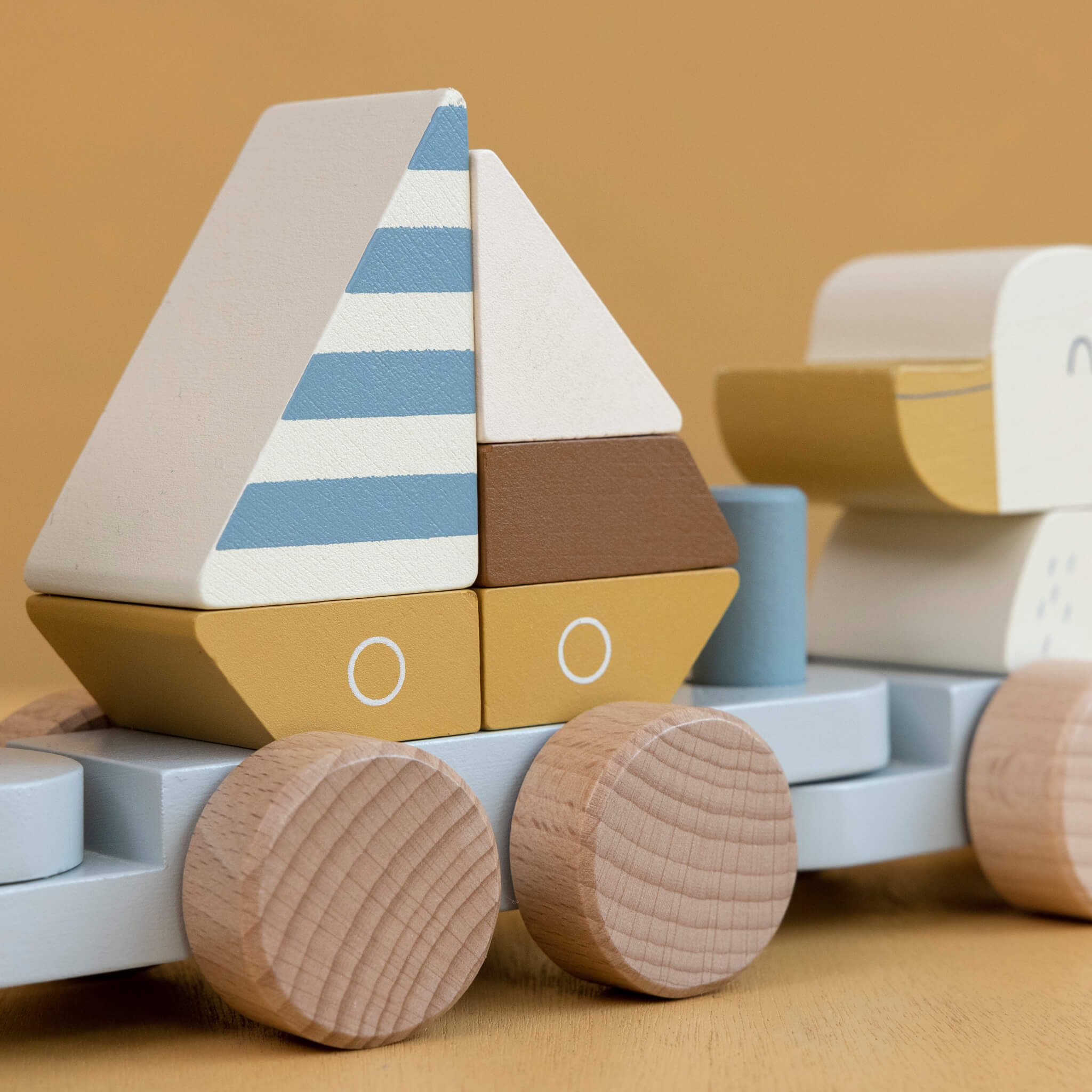 Little Dutch Wooden Stacking Train Sailors Bay