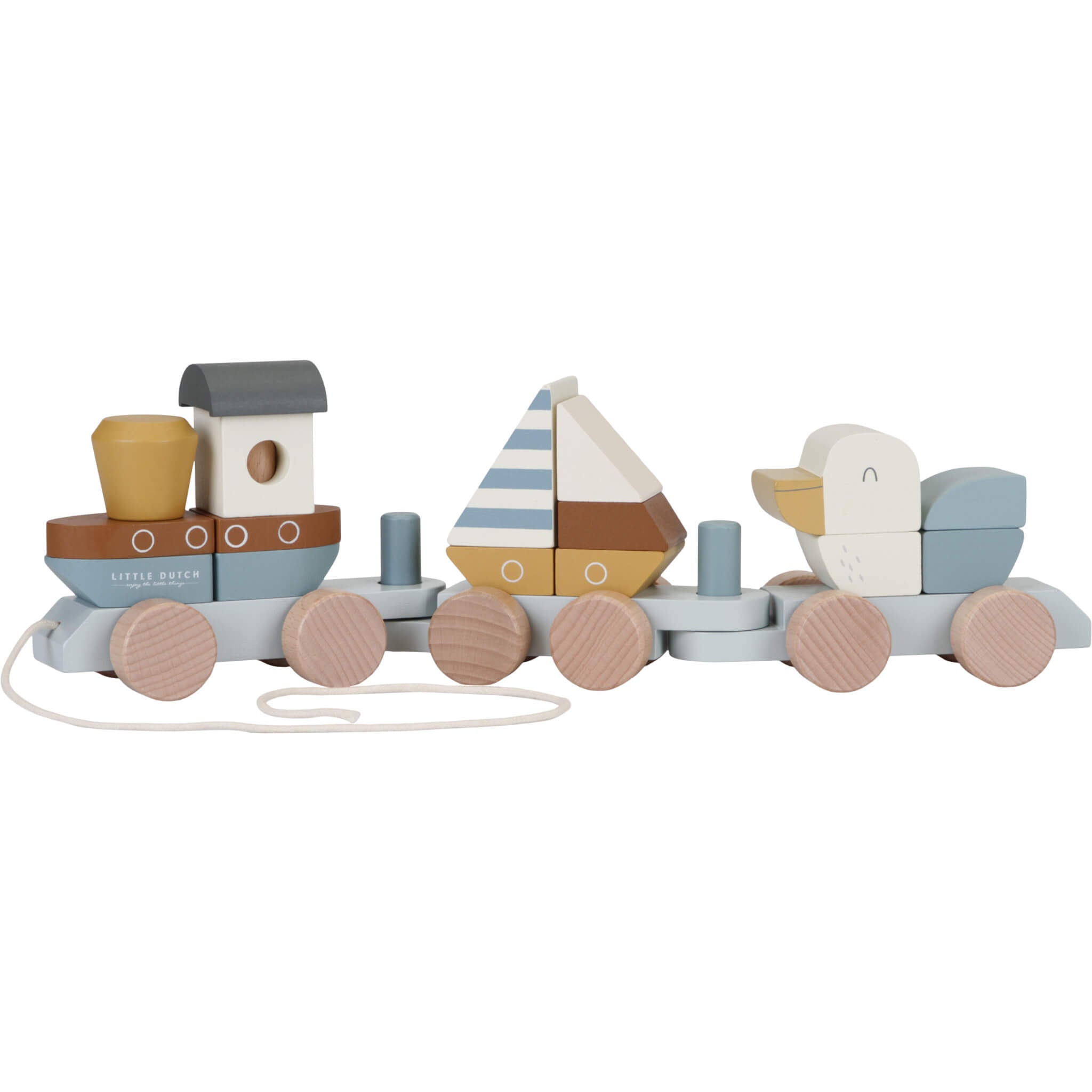 Little Dutch Wooden Stacking Train Sailors Bay