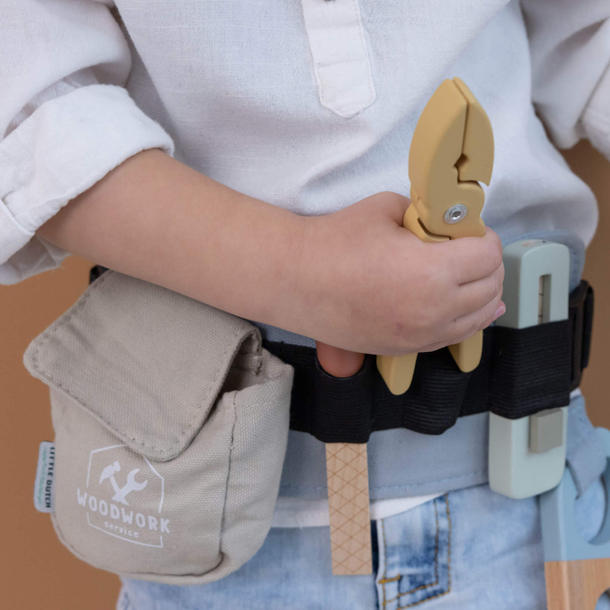 Little Dutch Childrens Wooden Toolbelt Toy