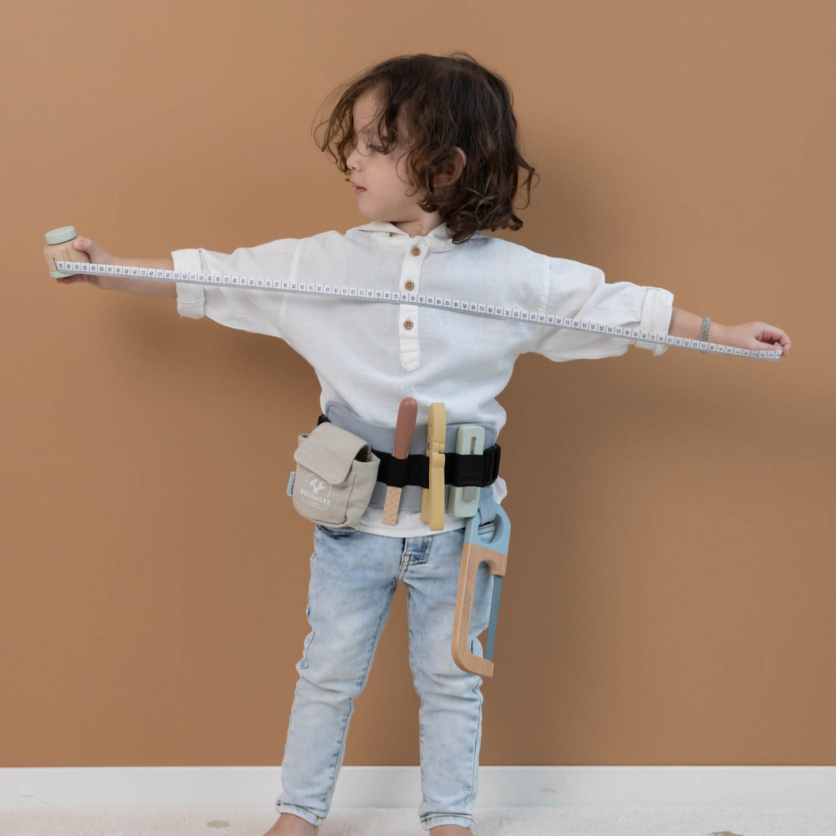 Little Dutch Childrens Wooden Toolbelt Toy