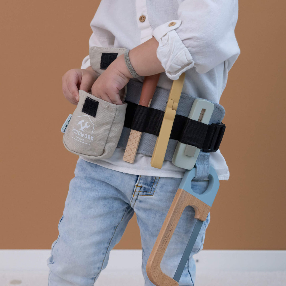 Little Dutch Childrens Wooden Toolbelt Toy