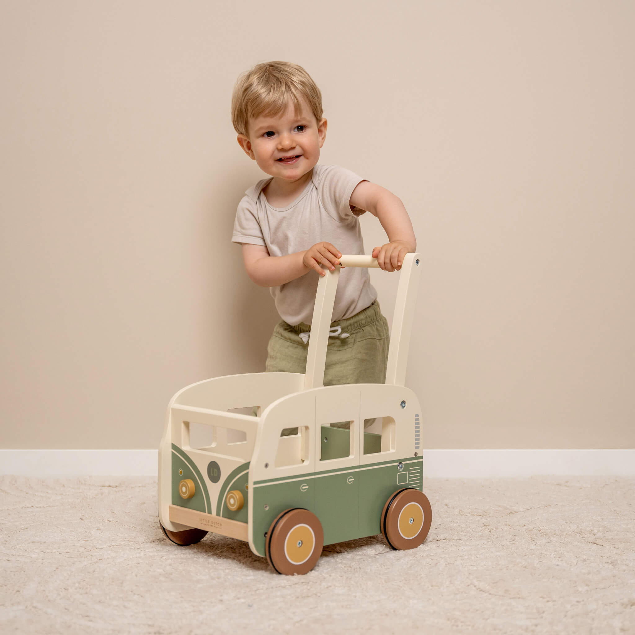Little Dutch Wooden Vintage Wagon Walker