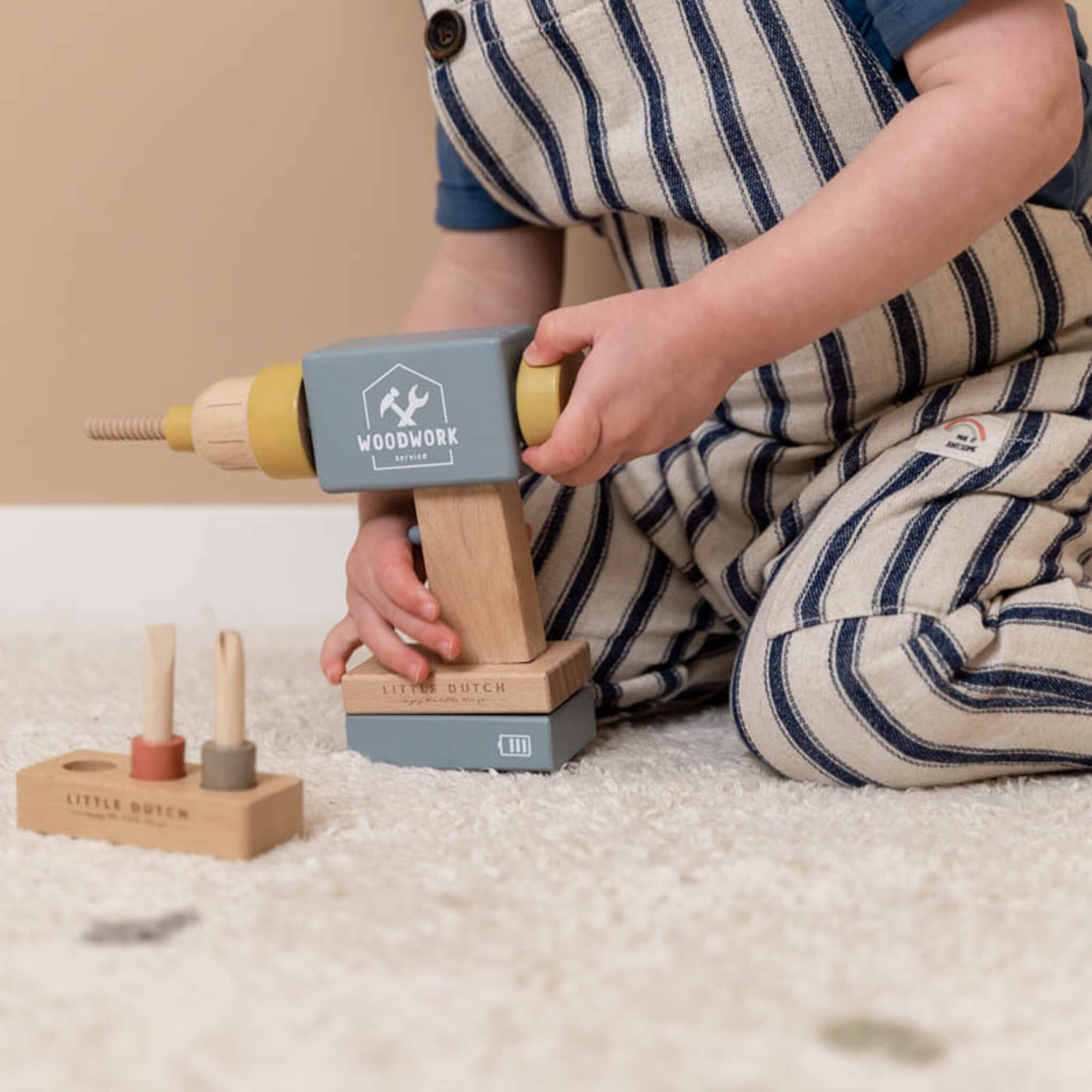 Little Dutch Childrens Wooden Drill Toy