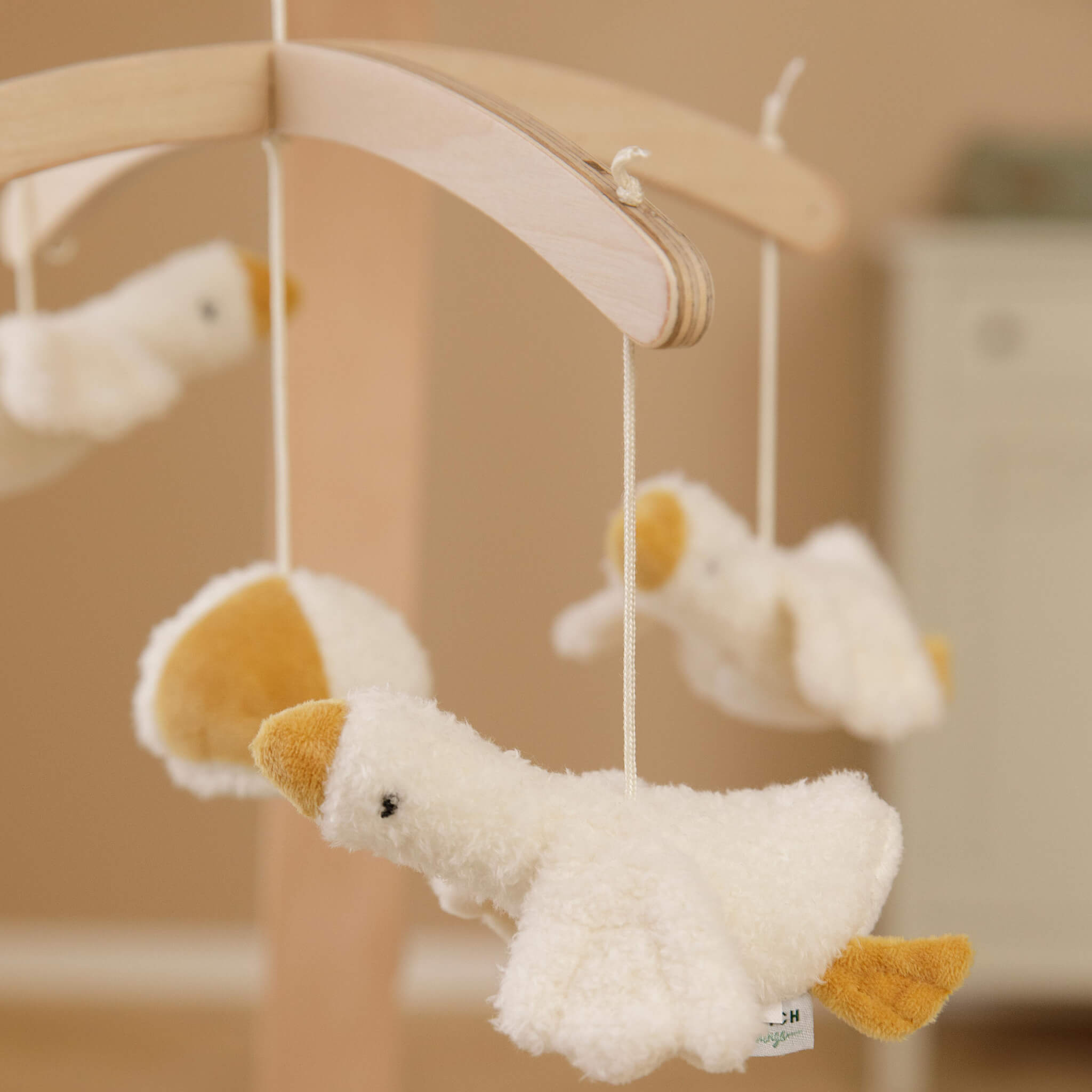 Little Dutch Wooden Music Mobile Little Goose, Cot Toys