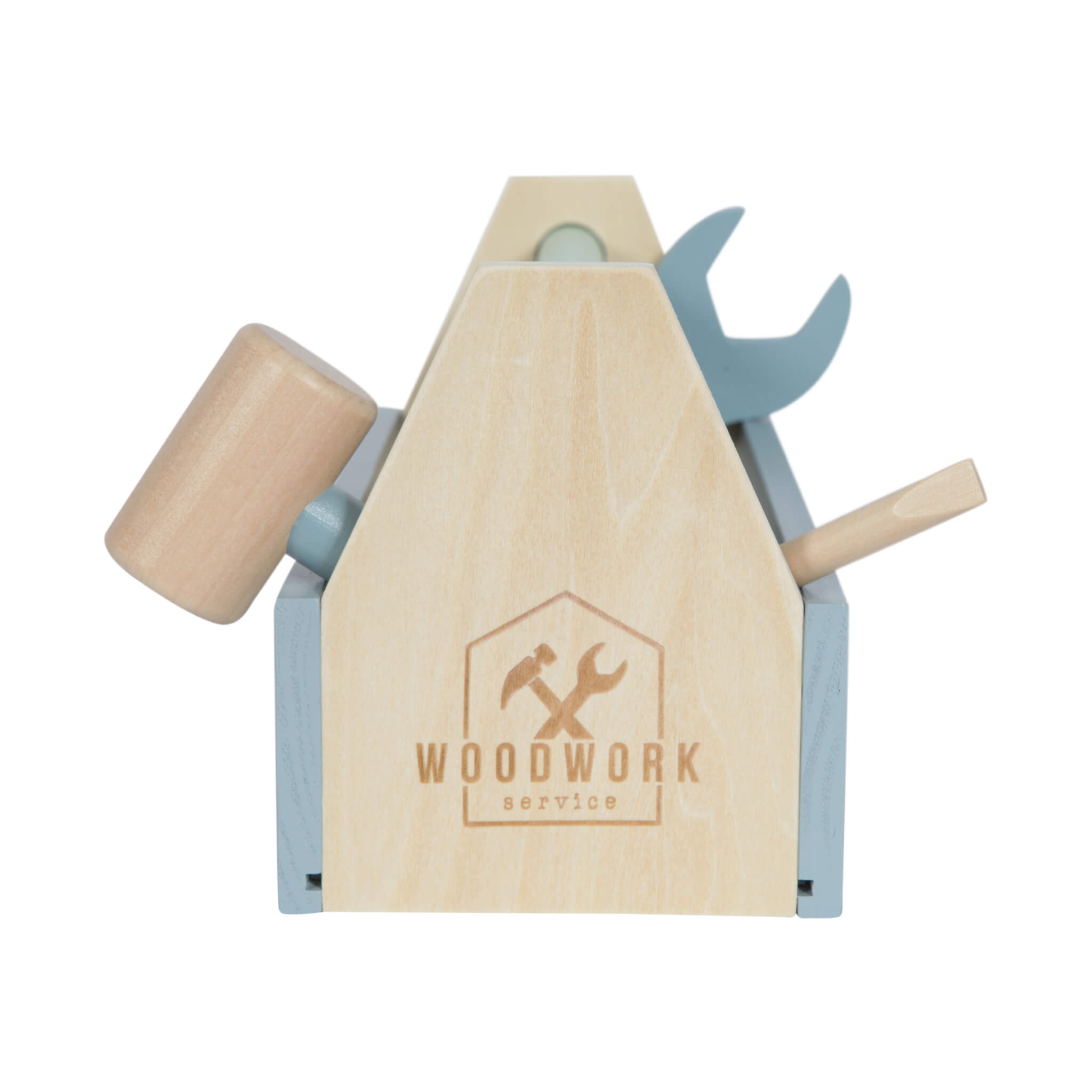 Childrens Wooden Toolbox Toy