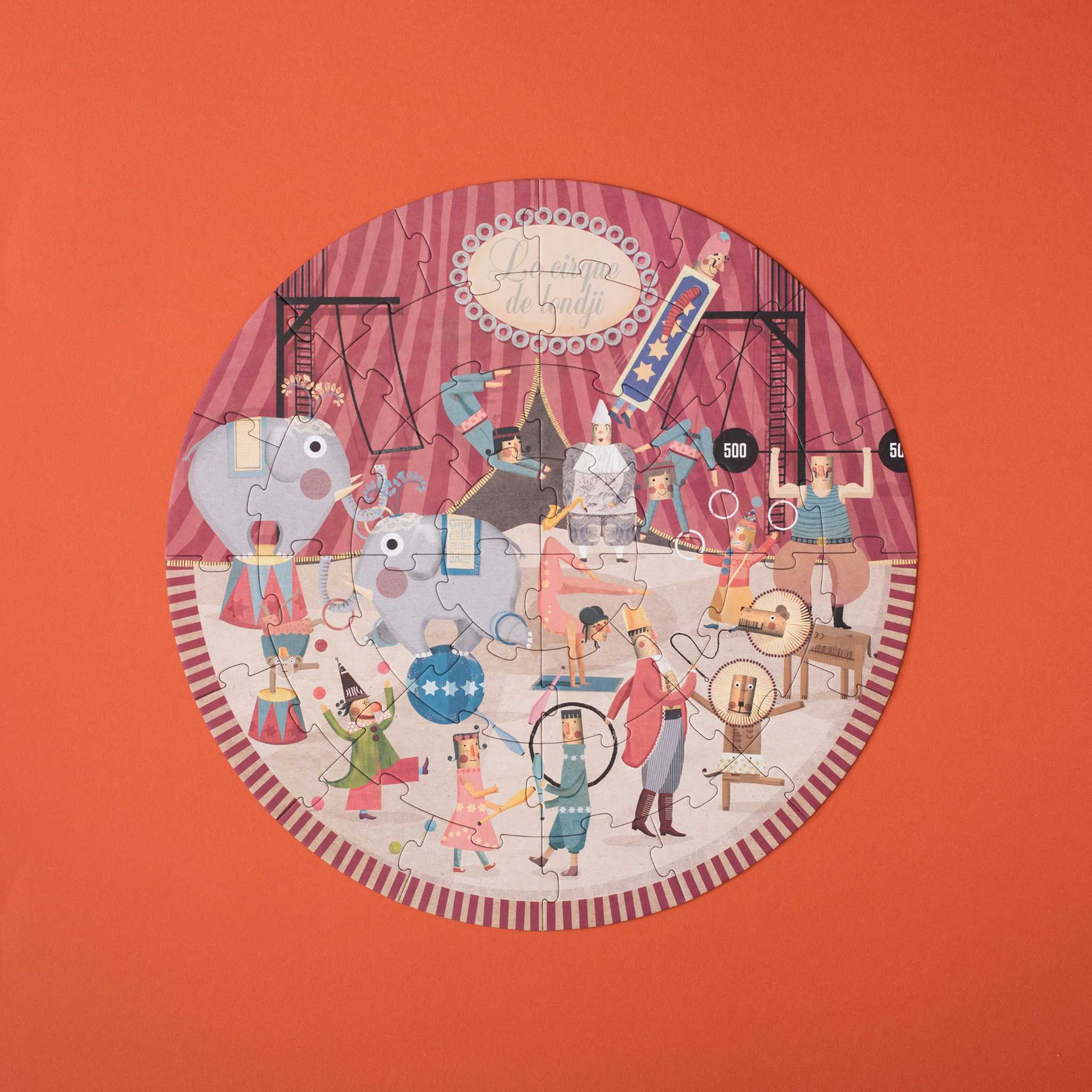 Londji Circus Round Jigsaw (Age 3+)