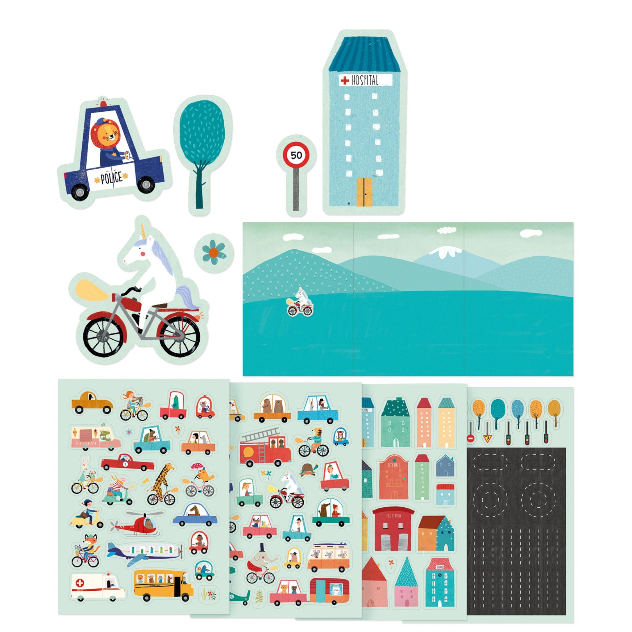 Londji City Stickers (Age 3+)