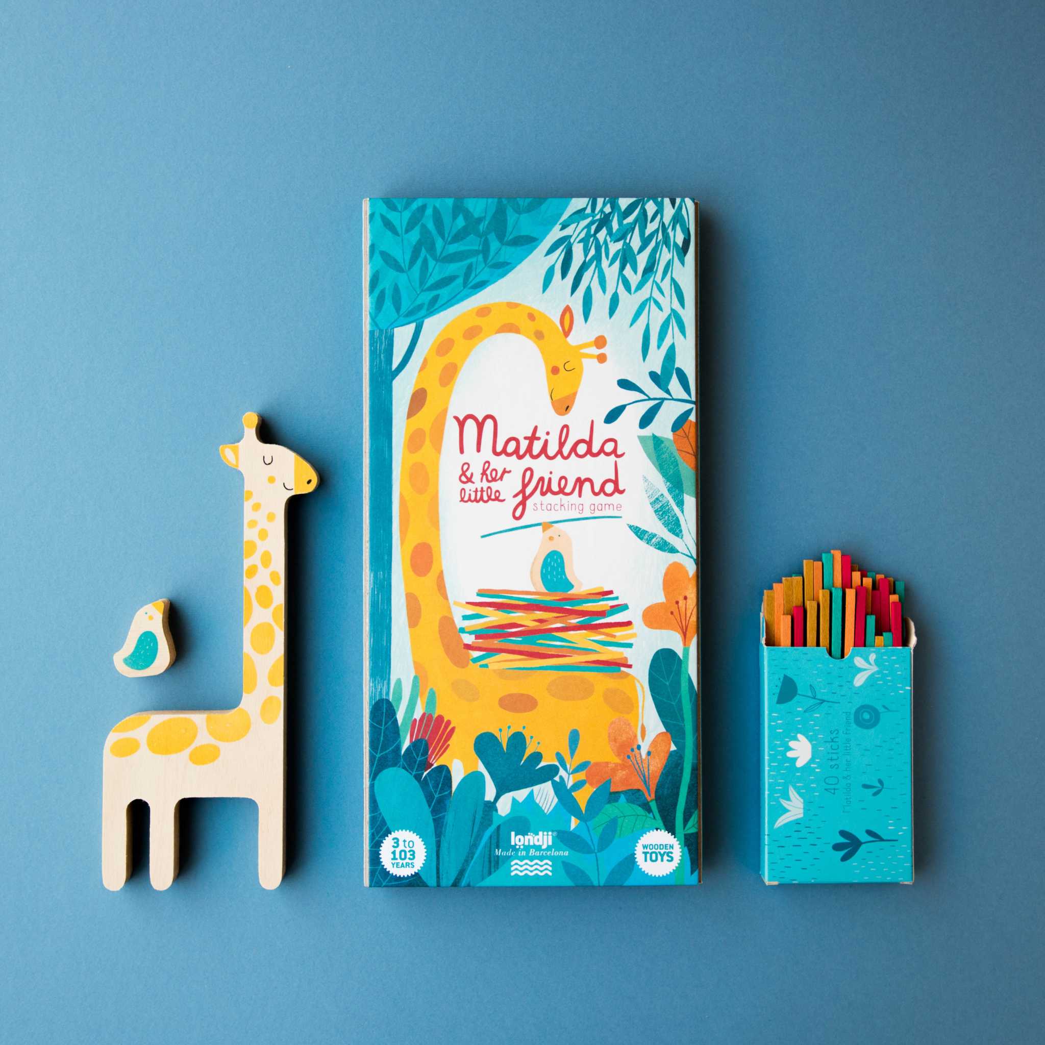 Londji Wooden Matilda & Her Little Friend Balancing Game