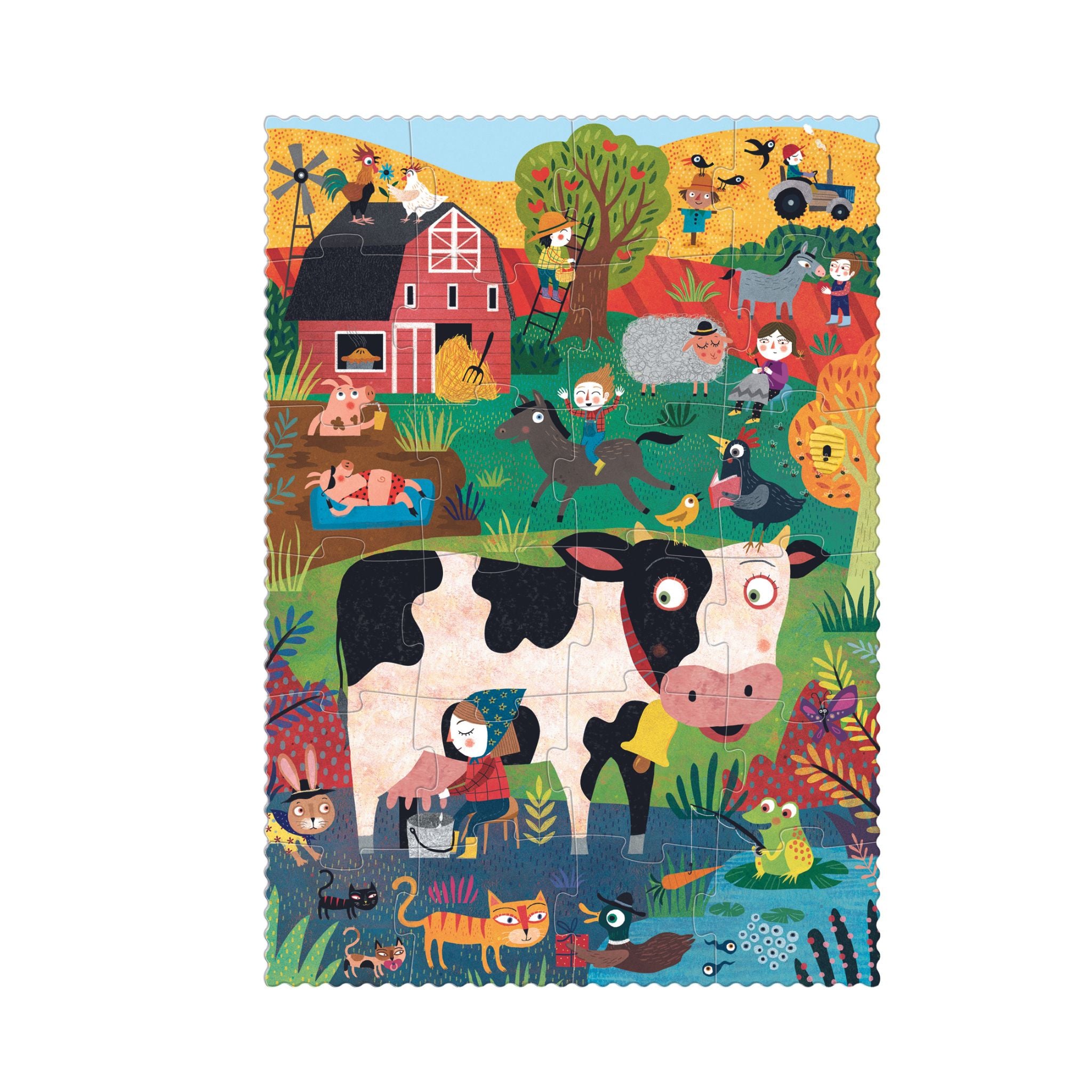 Londji My Little Farm Pocket Jigsaw Puzzle (Age 3+)