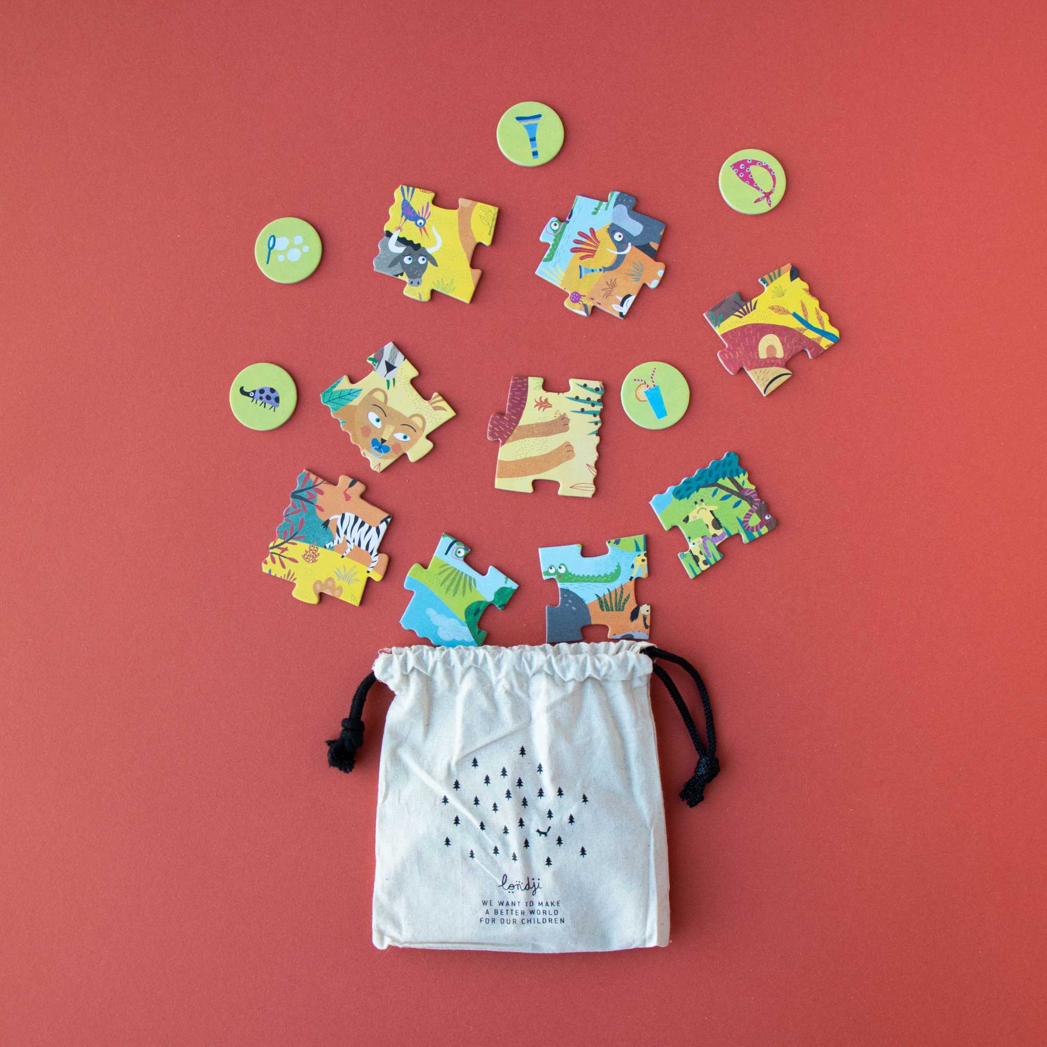 Londji My Little Farm Pocket Jigsaw Puzzle (Age 3+)