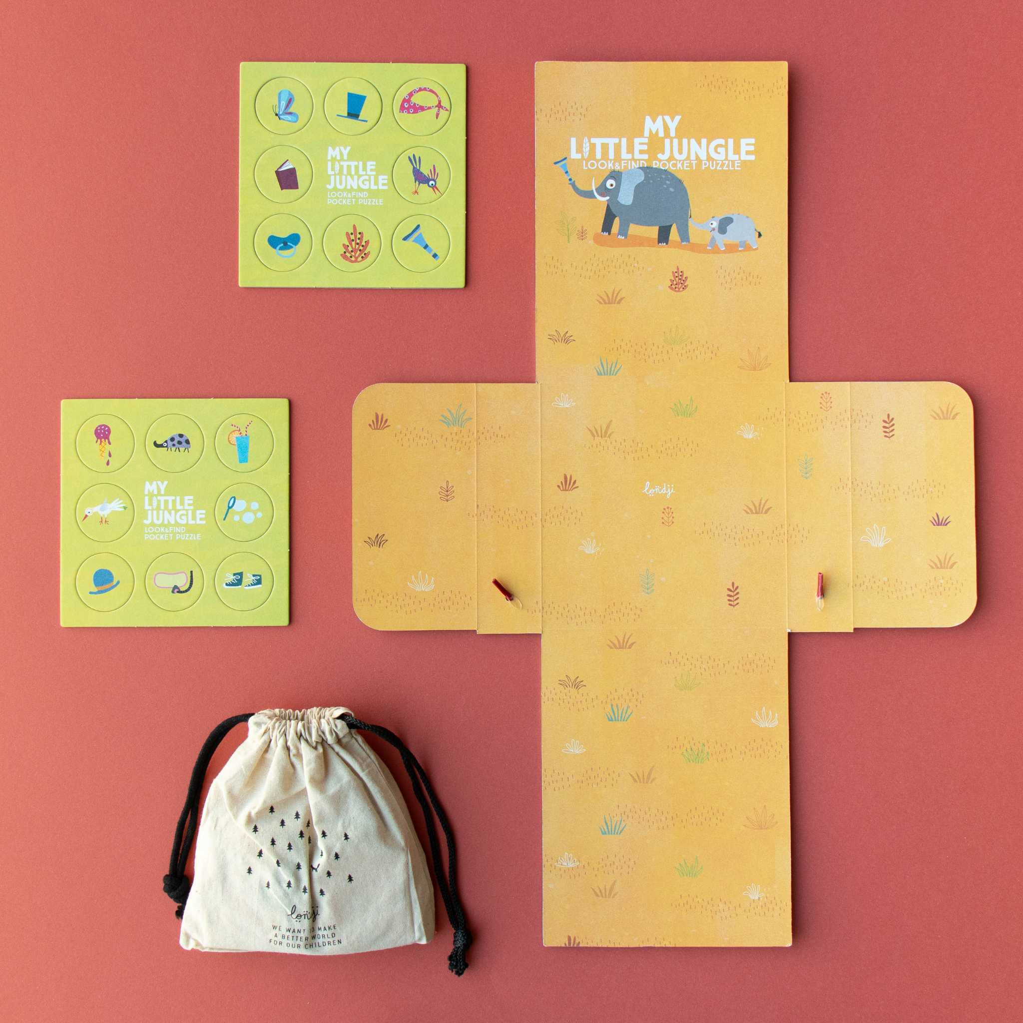 Londji My Little Farm Pocket Jigsaw Puzzle (Age 3+)