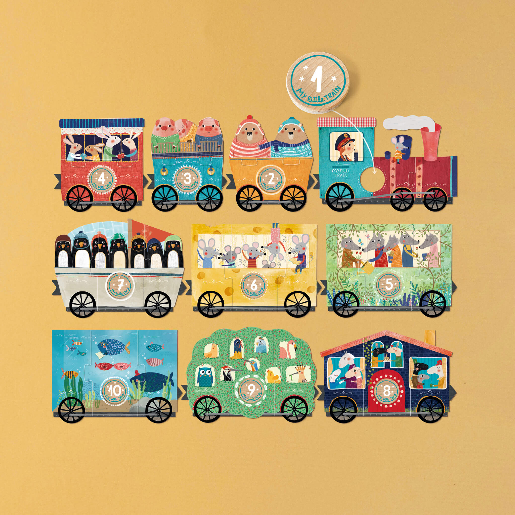Londji My Little Train Jigsaw (Age 2+)