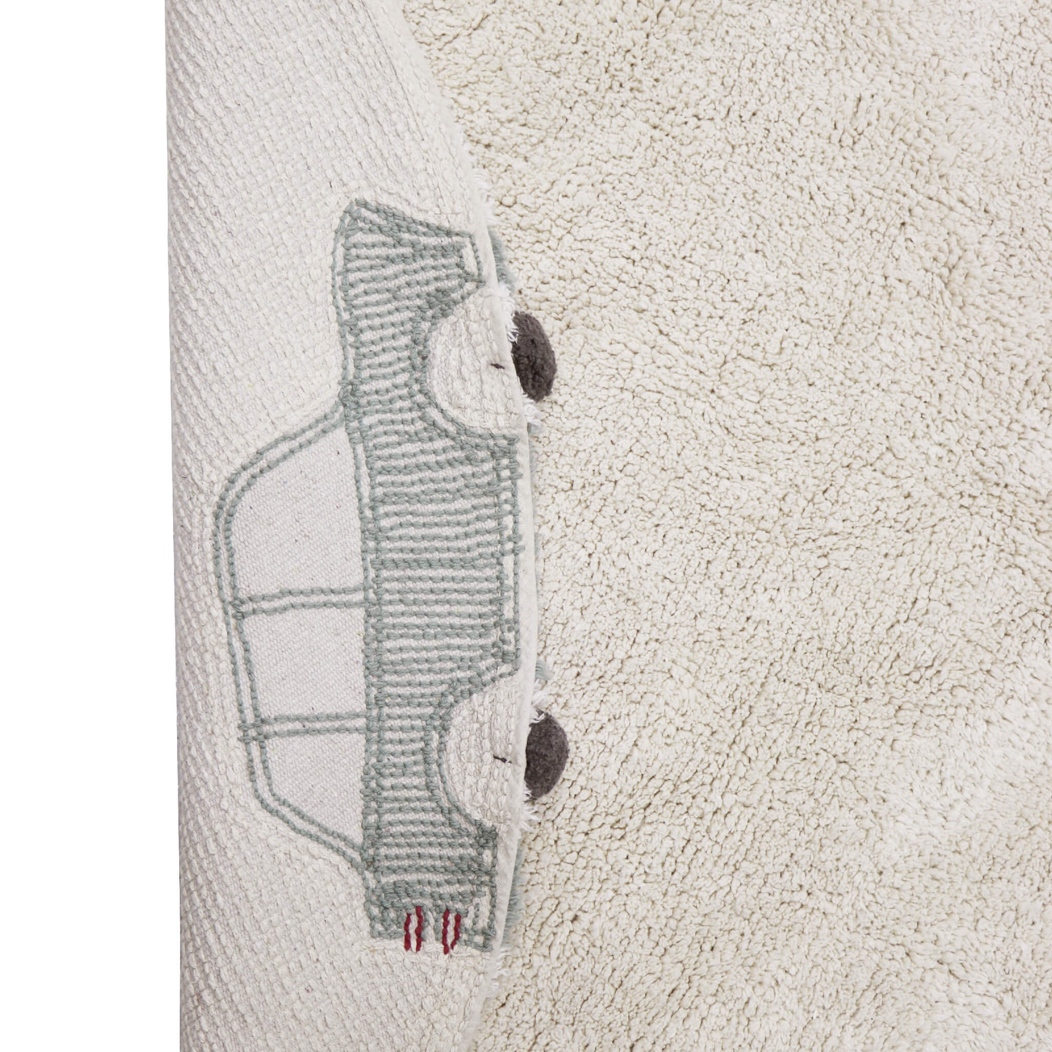 Lorena Canals Kids Washable Rug in Wheels Design