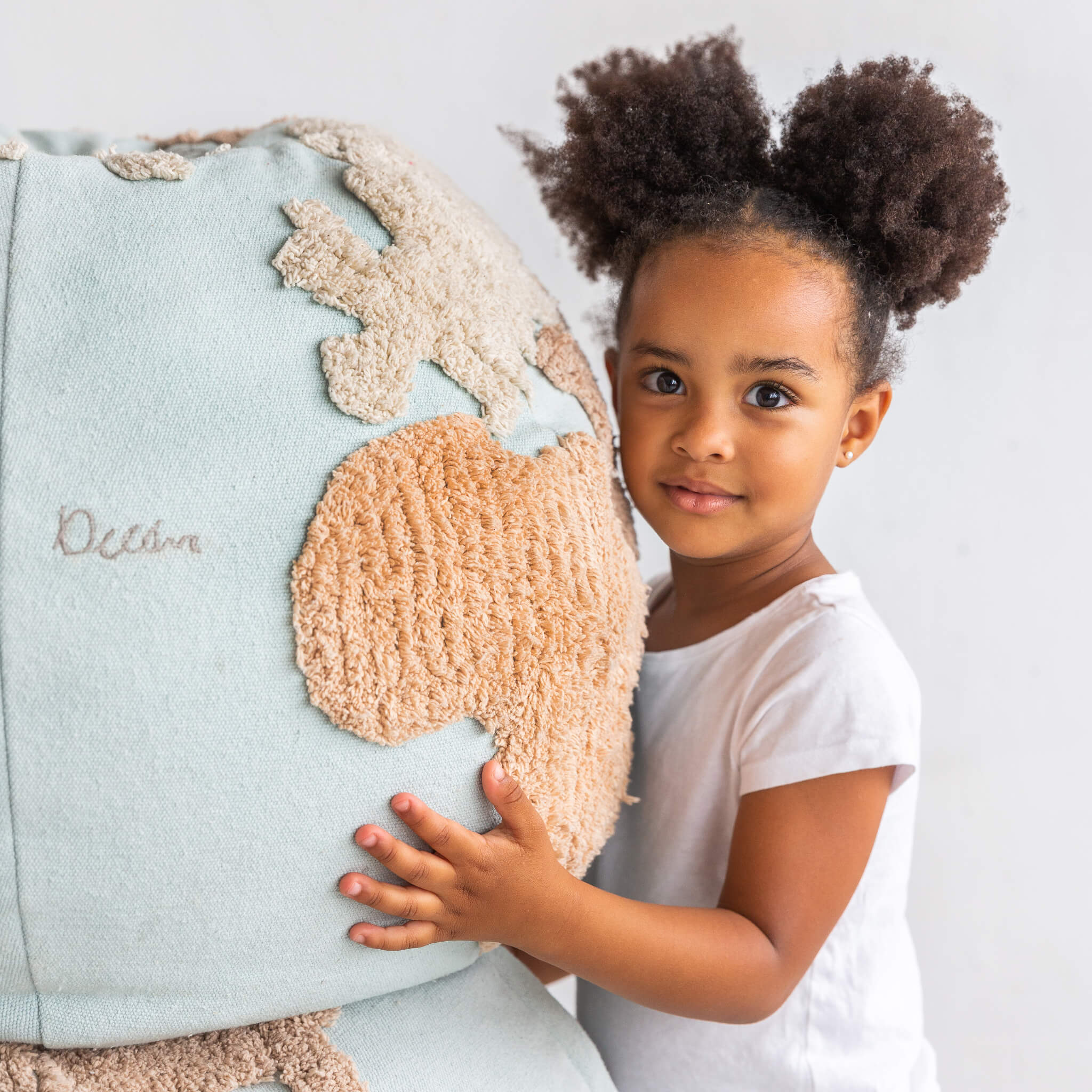 World Map Pouffe