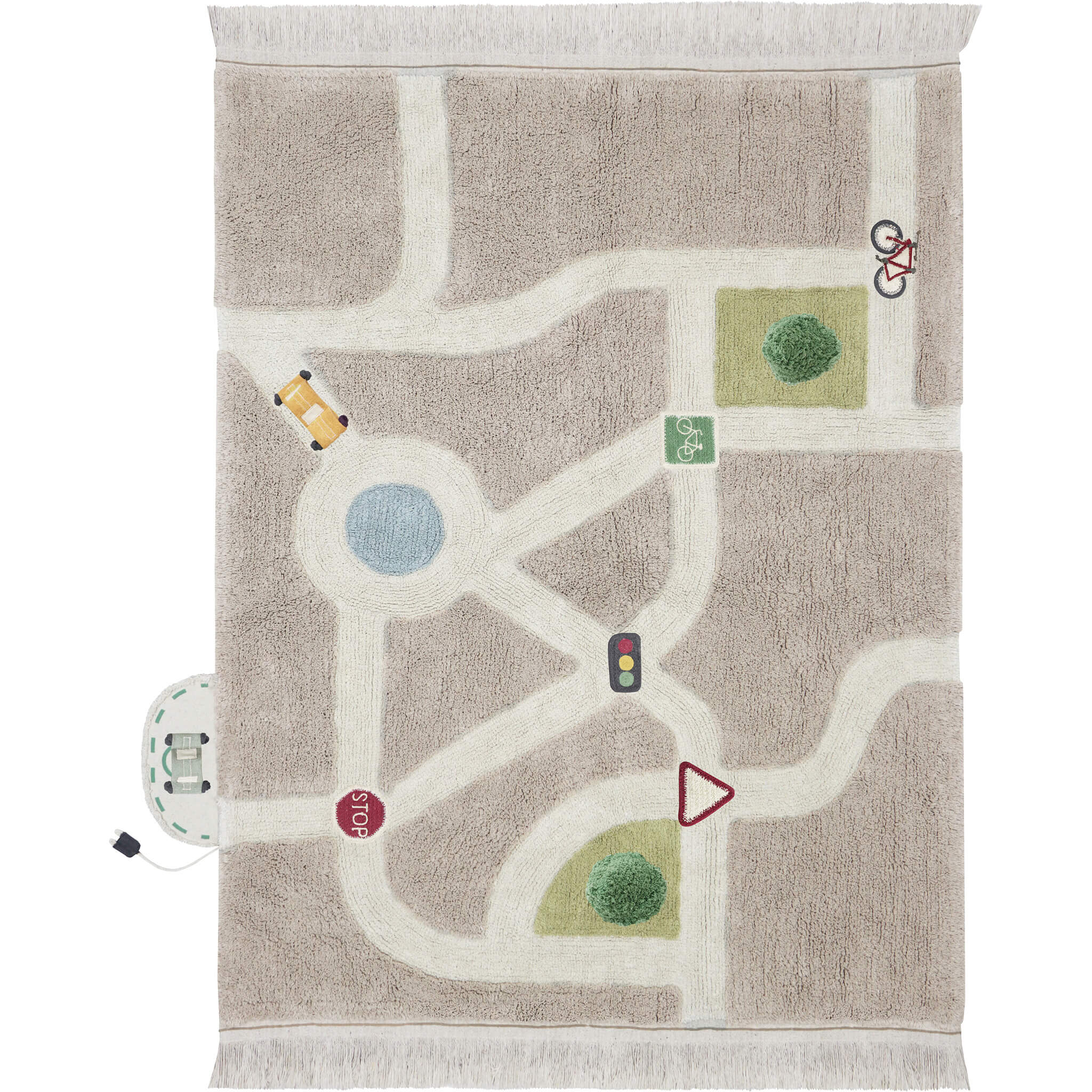 Lorena Canals Kids Washable Play Rug Eco City