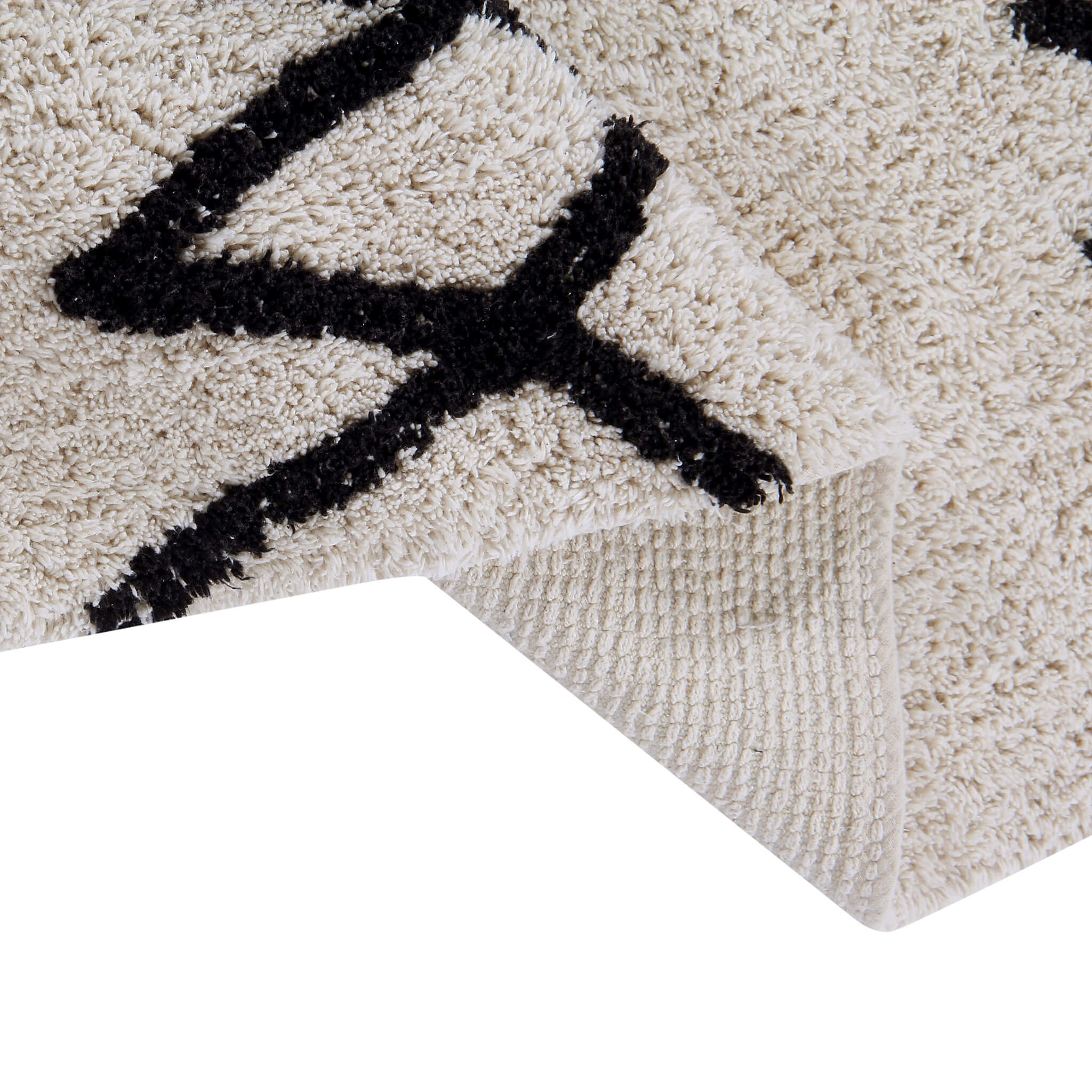 Atlas Washable Rug - Black