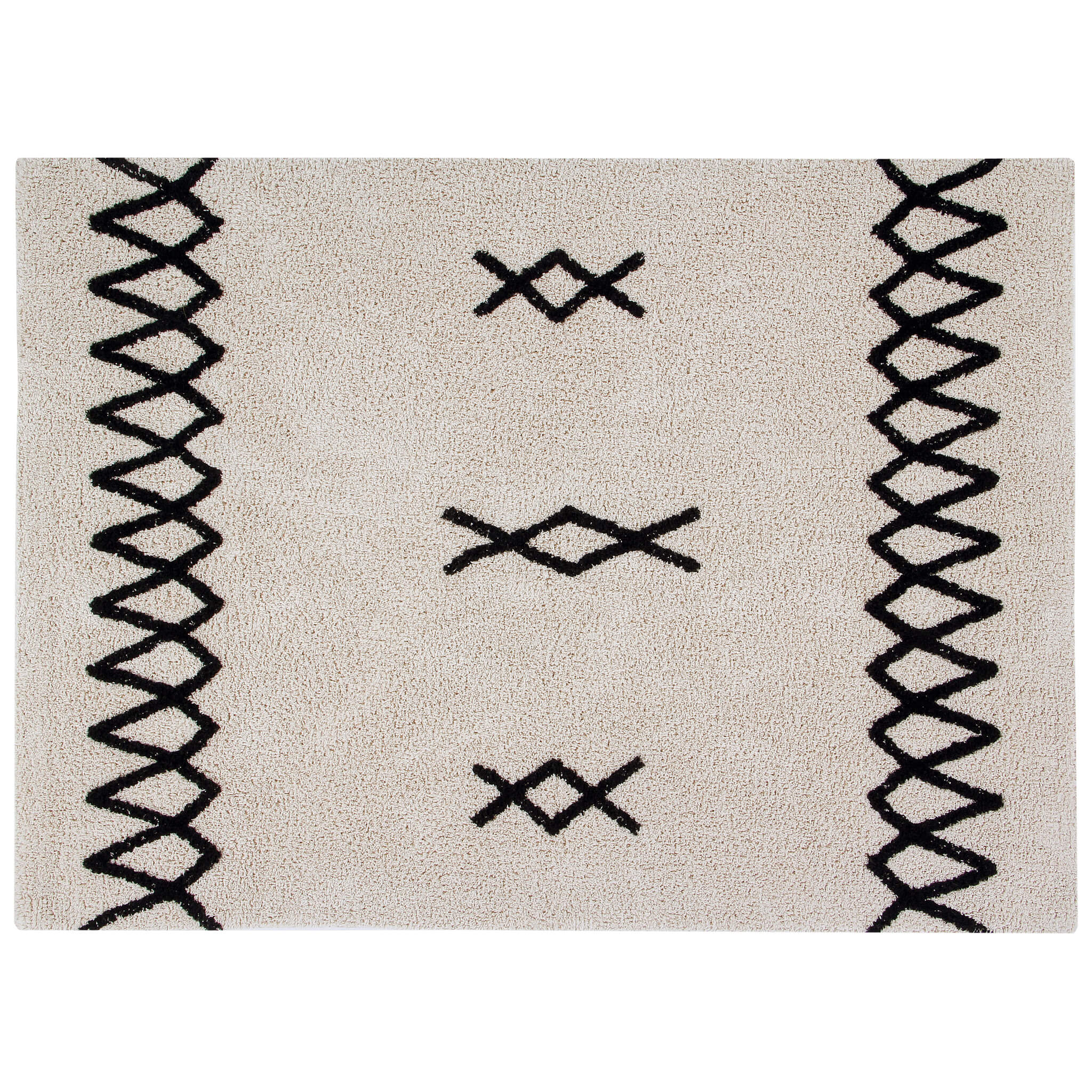 Atlas Washable Rug - Black