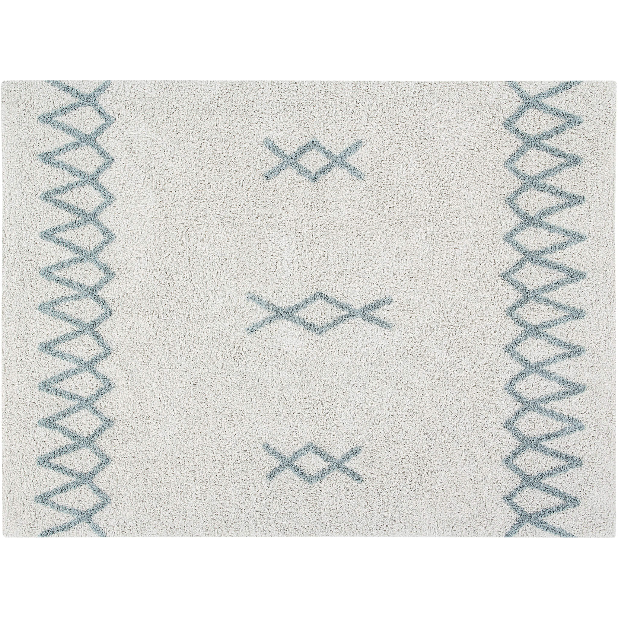 Atlas Washable Rug - Vintage Blue