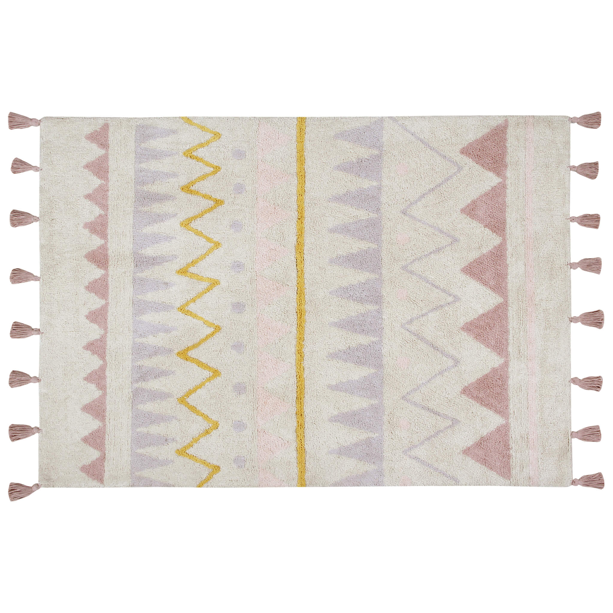 Azteca Washable Rug - Vintage Nude