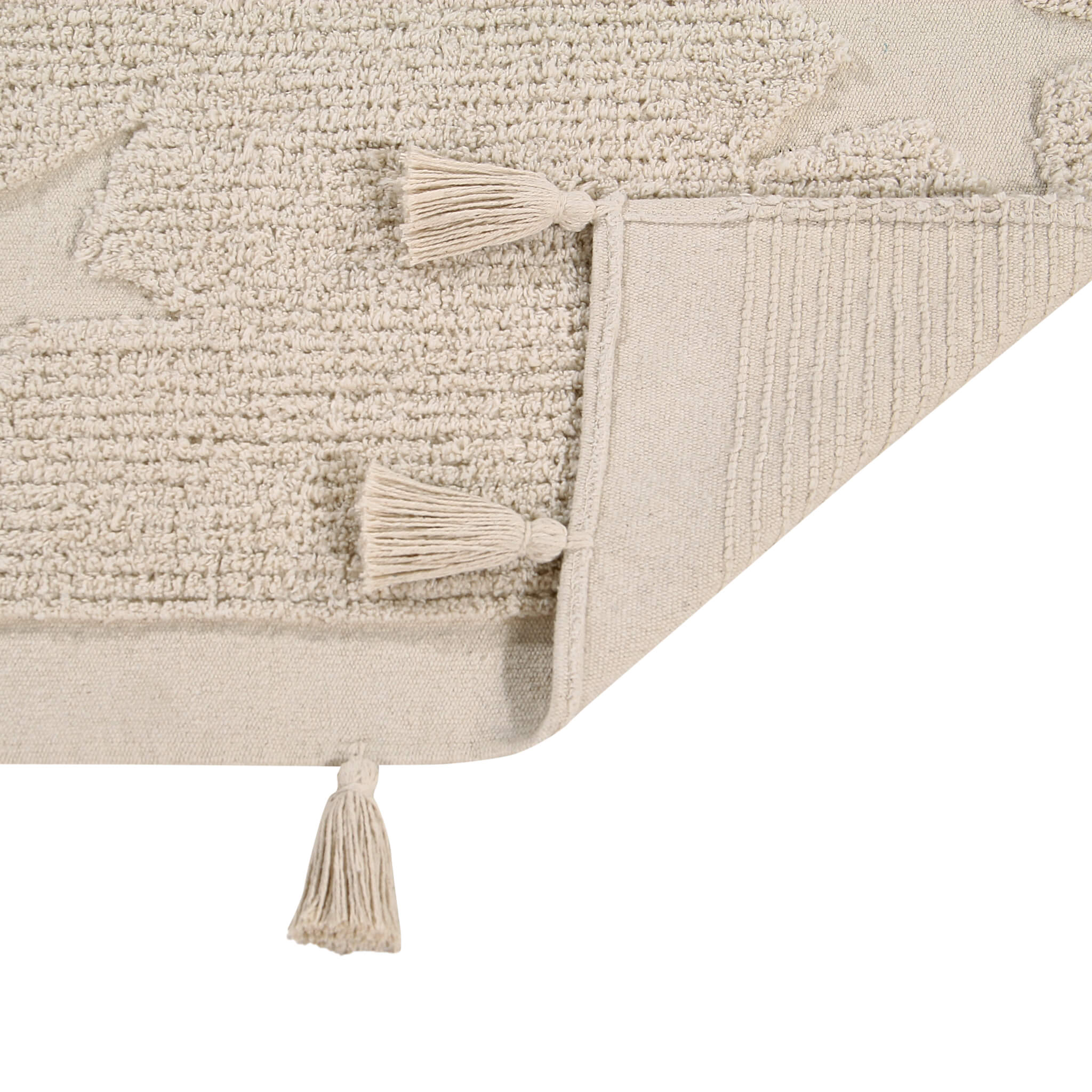 Hippy Stars Washable Rug - Natural