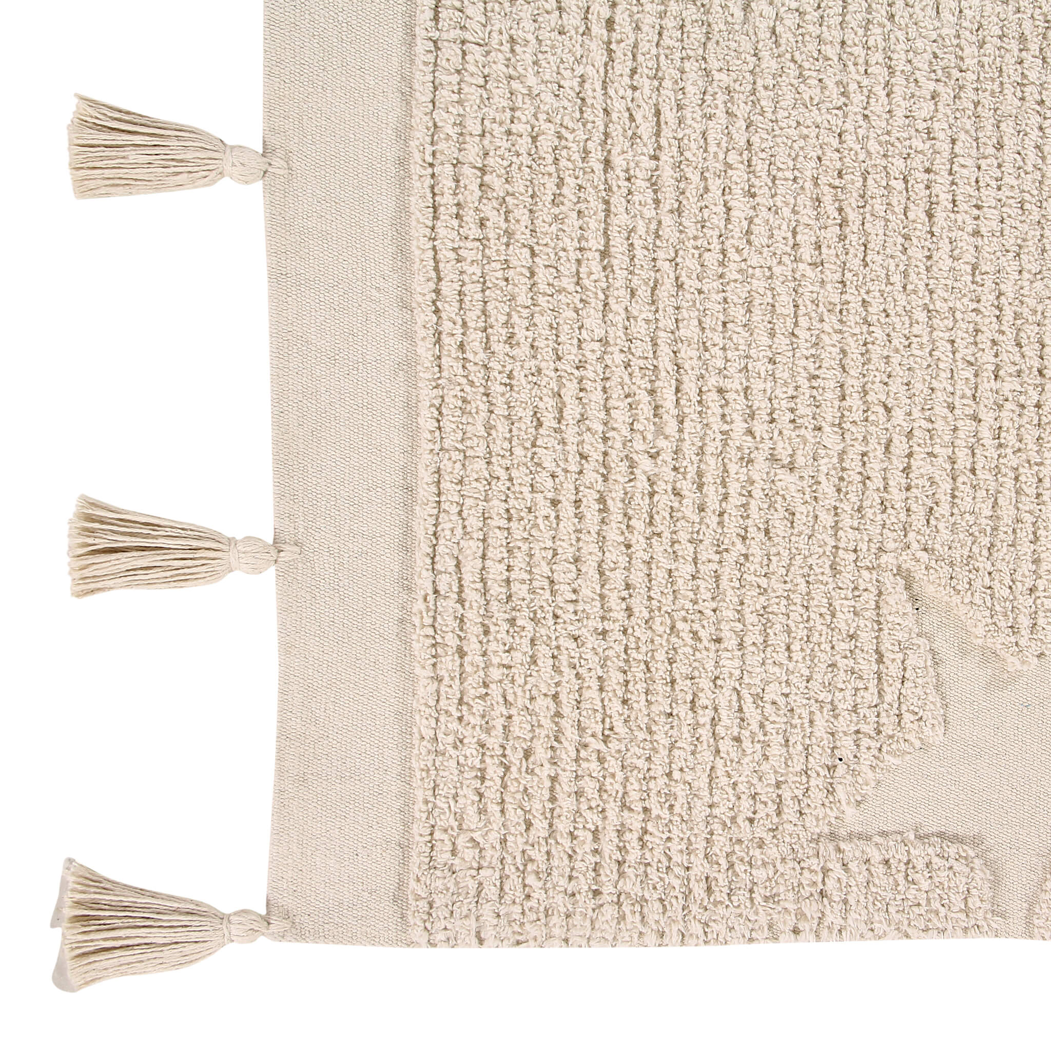 Hippy Stars Washable Rug - Natural