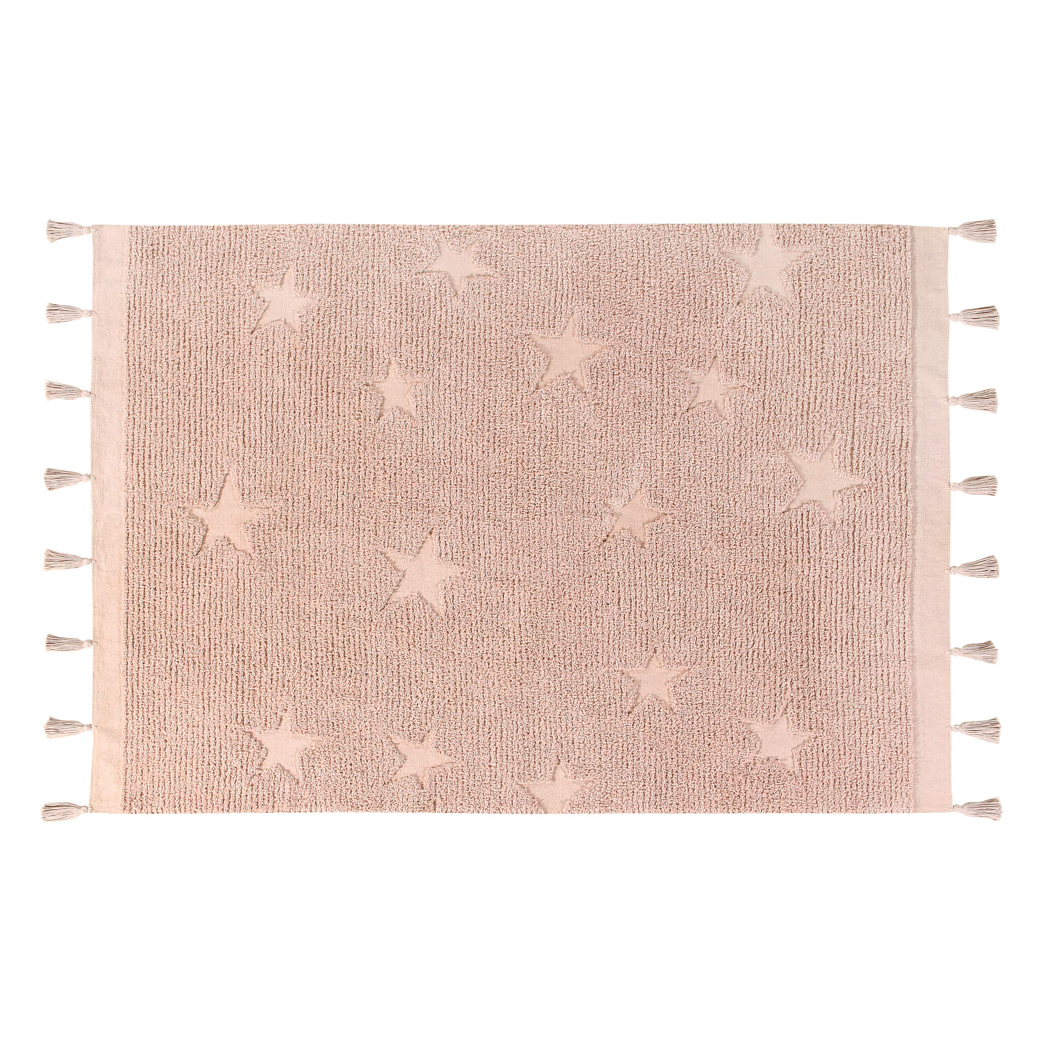 Hippy Stars Washable Rug - Vintage Nude