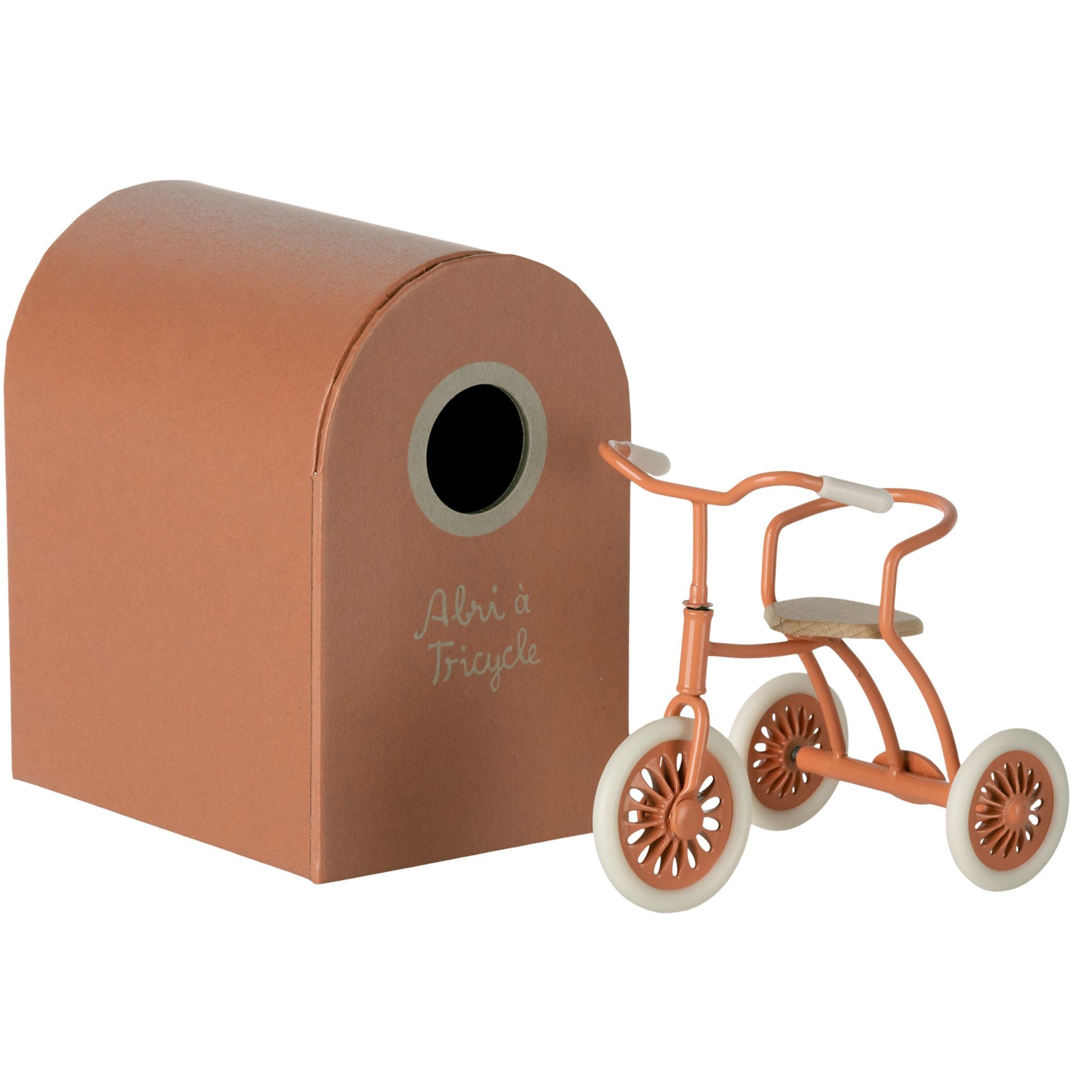 Maileg Tricycle in Coral Maileg Mice