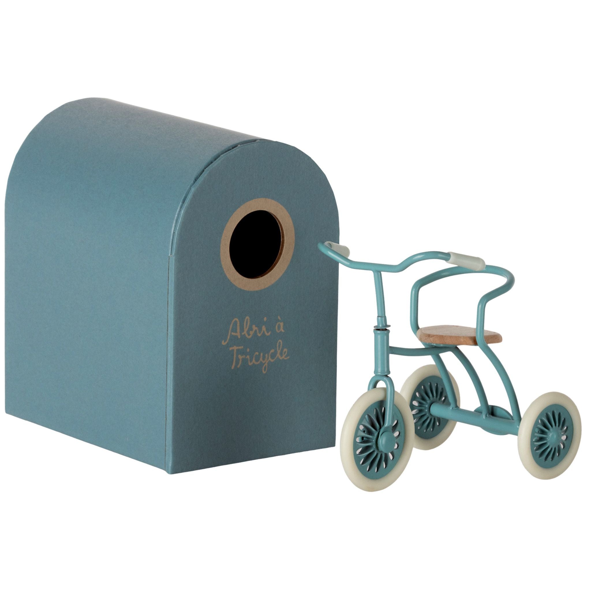 Maileg Tricycle in Petrol Blue