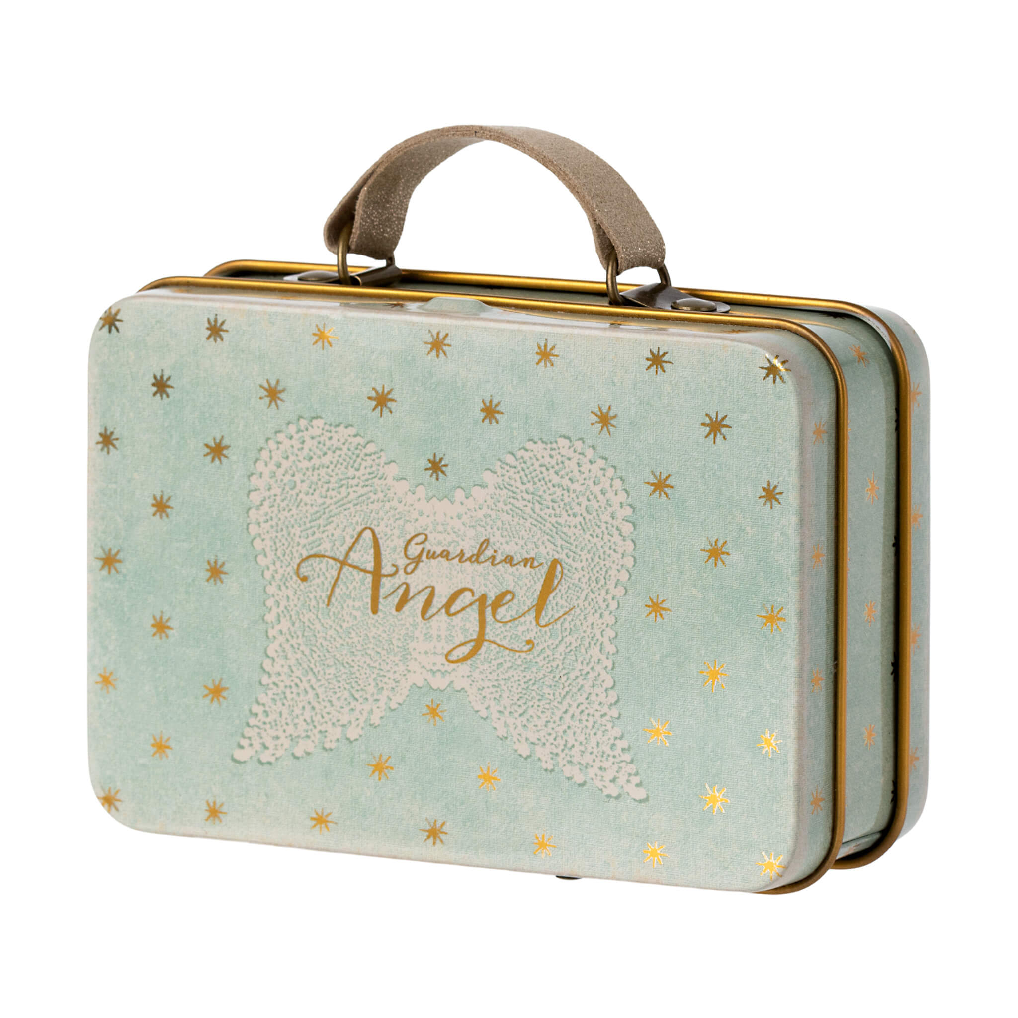 Angel Mouse in Suitcase