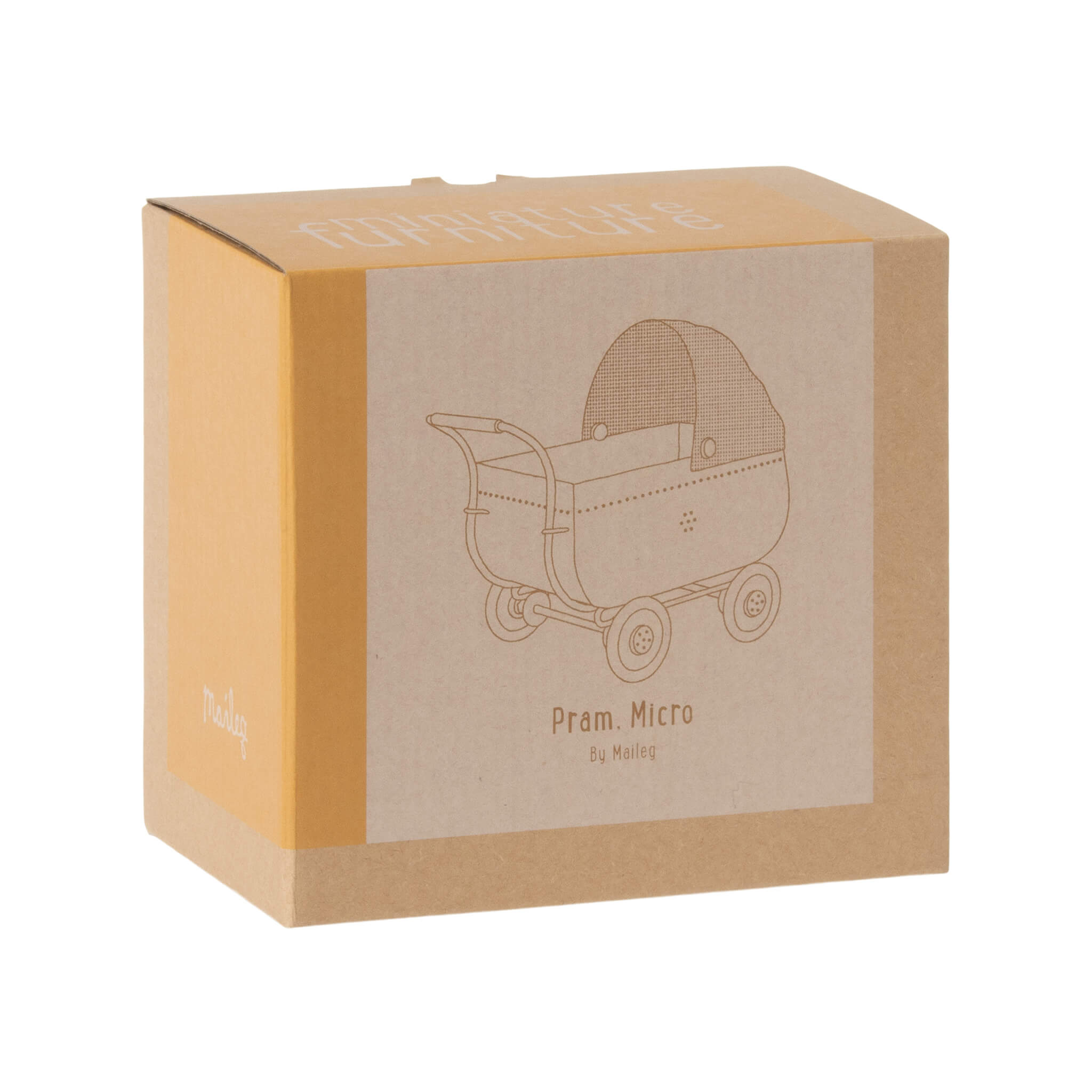 Maileg Maileg Pram in Yellow