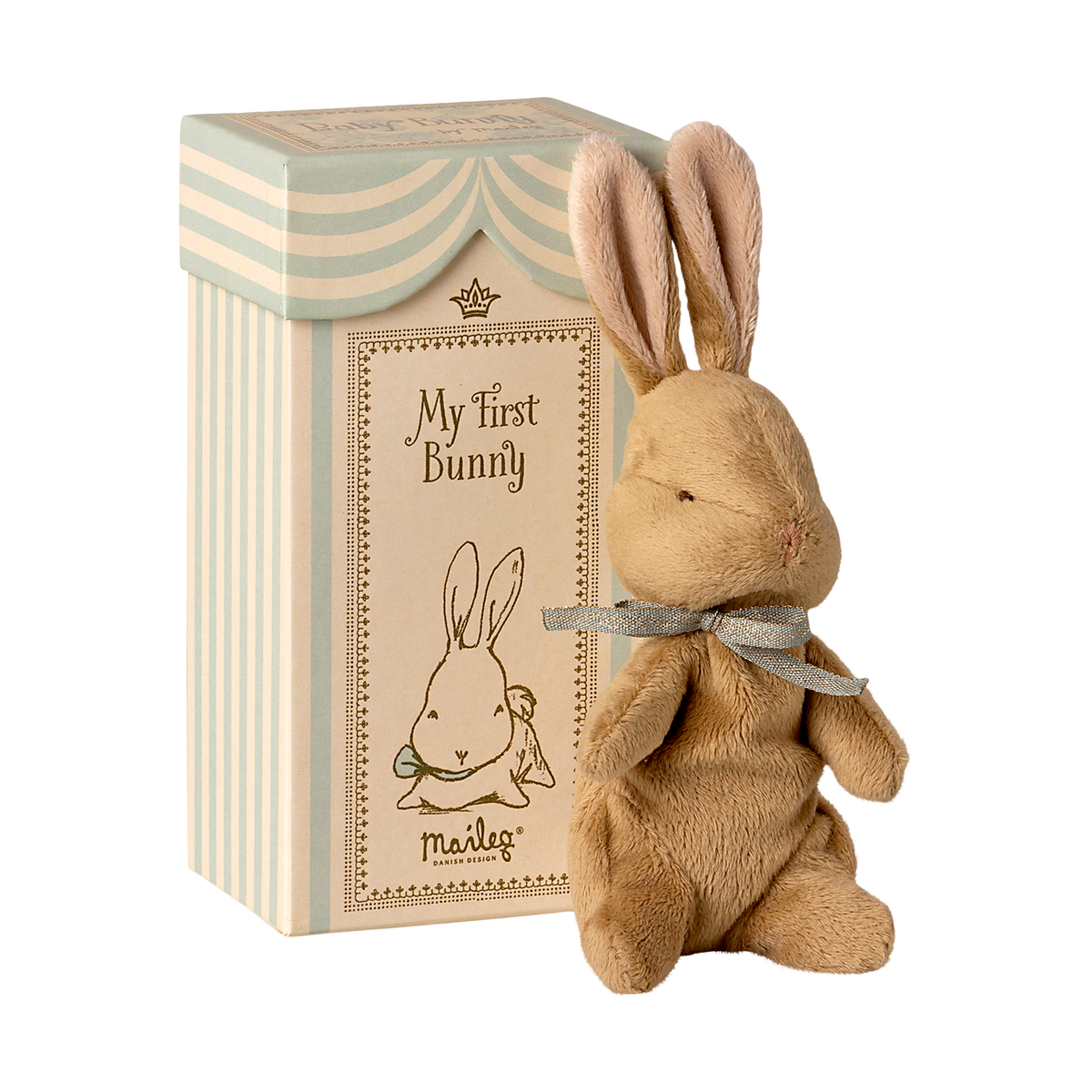 Maileg My First Bunny in Light Blue